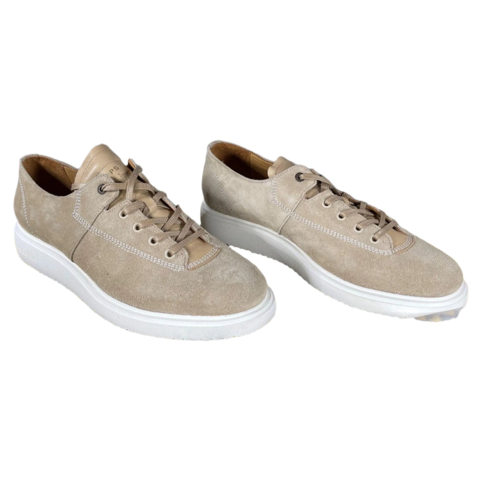 Paul Smith Koko Taupe Suede Low Top Sneakers - Positivo Clothing