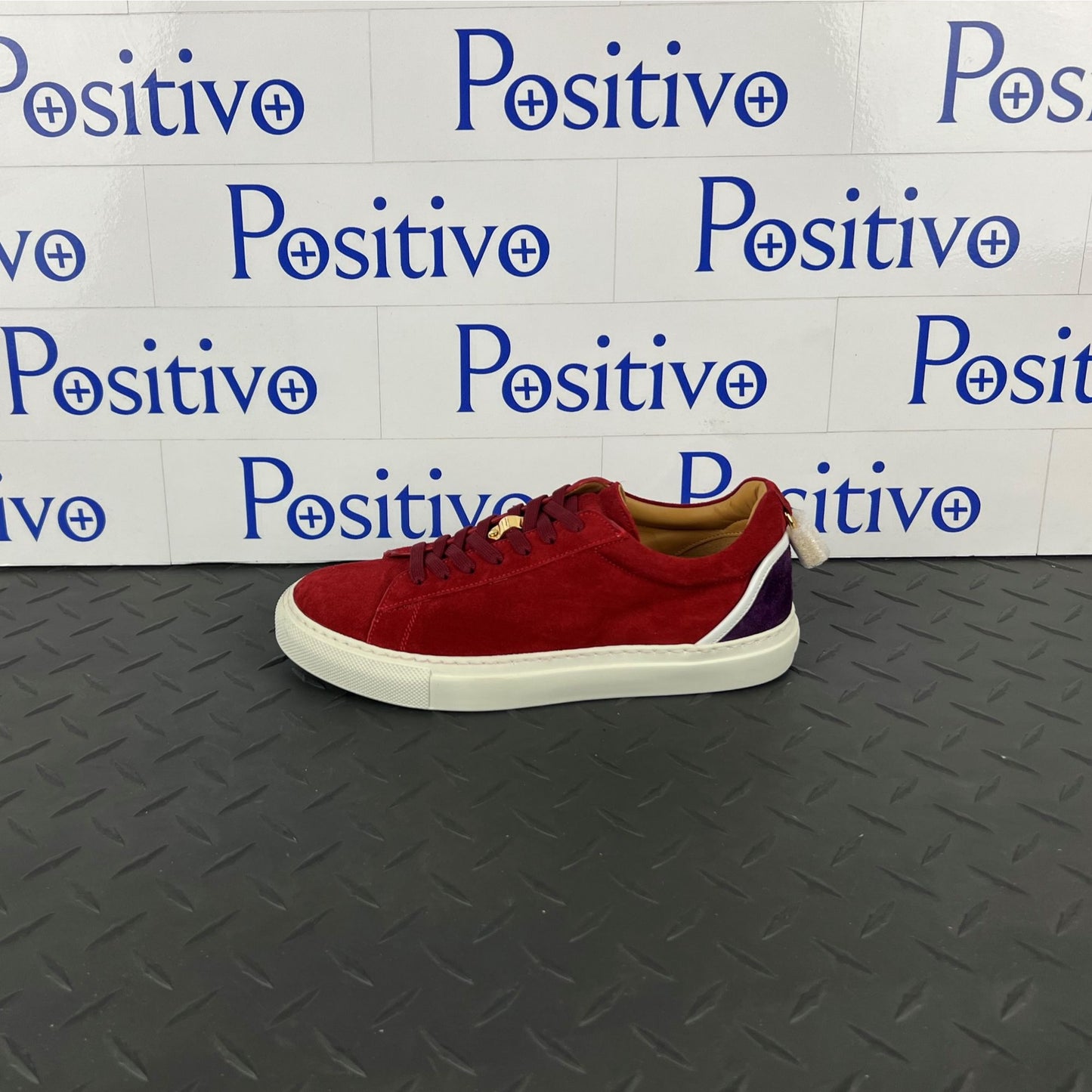 Buscemi Womens Tennis Lock Ramino Leather Sneakers SAMPLE | Positivo Clothing