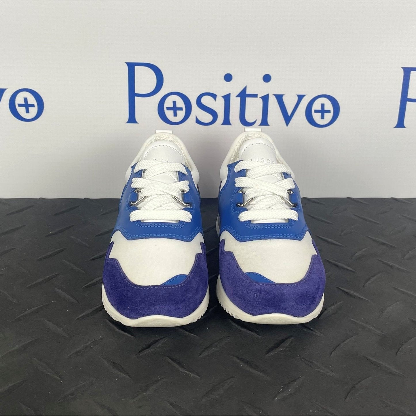 Buscemi Ventura Kid Purple Trio Leather Sneakers | Positivo Clothing