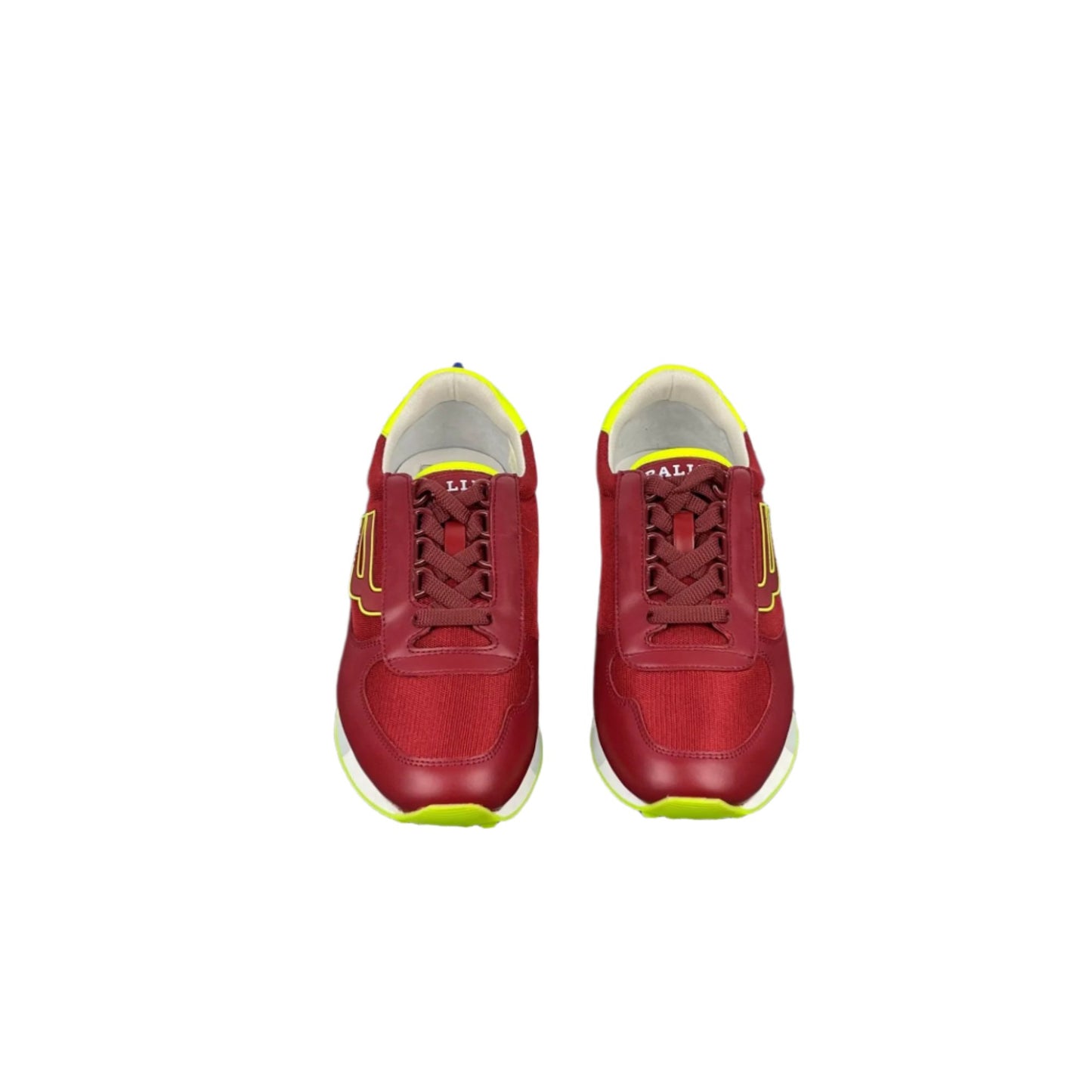 Bally Gavino Red Leather Low Top Sneakers | Positivo Clothing