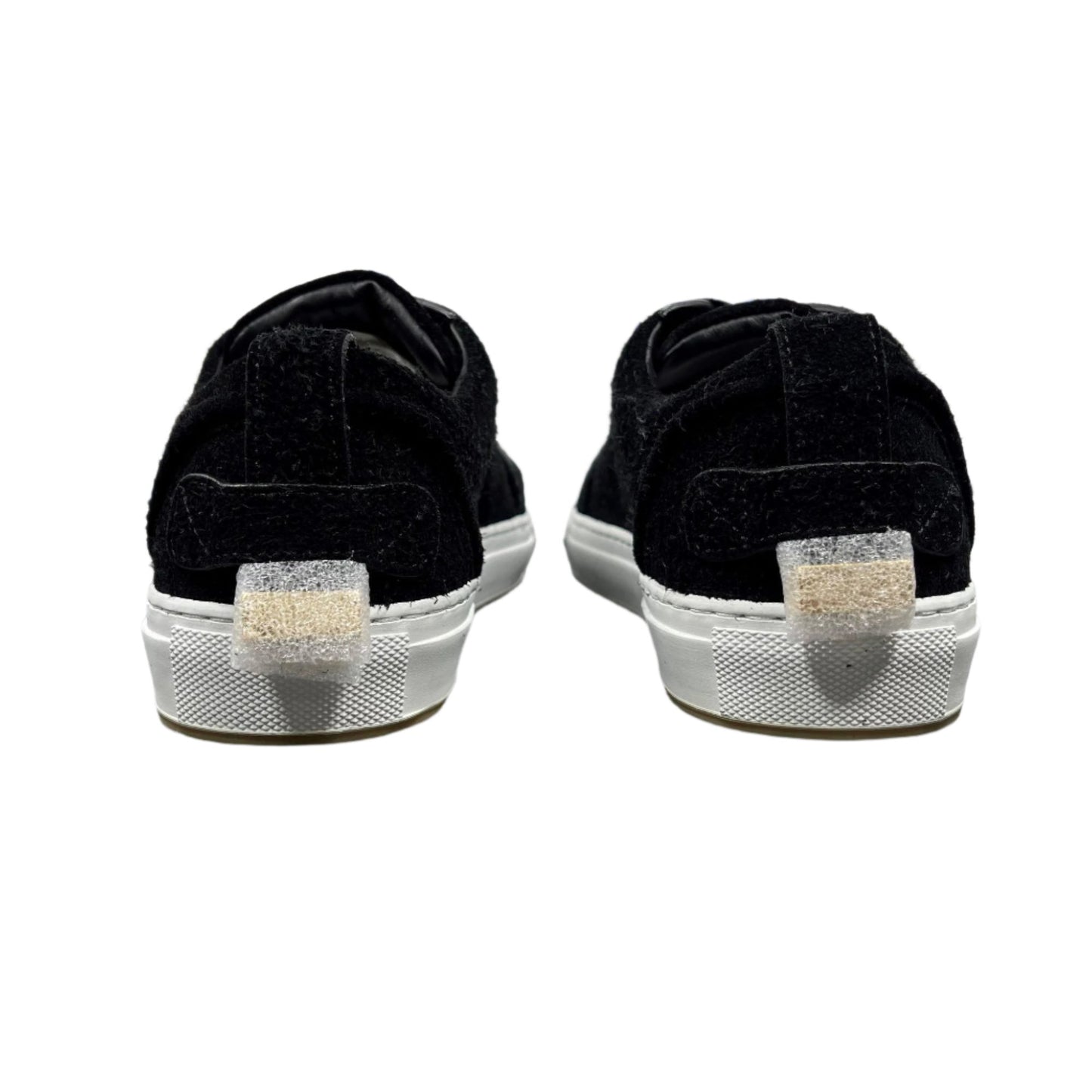 Buscemi  50MM Black Hairy Black Suede Sneakers | Positivo Clothing