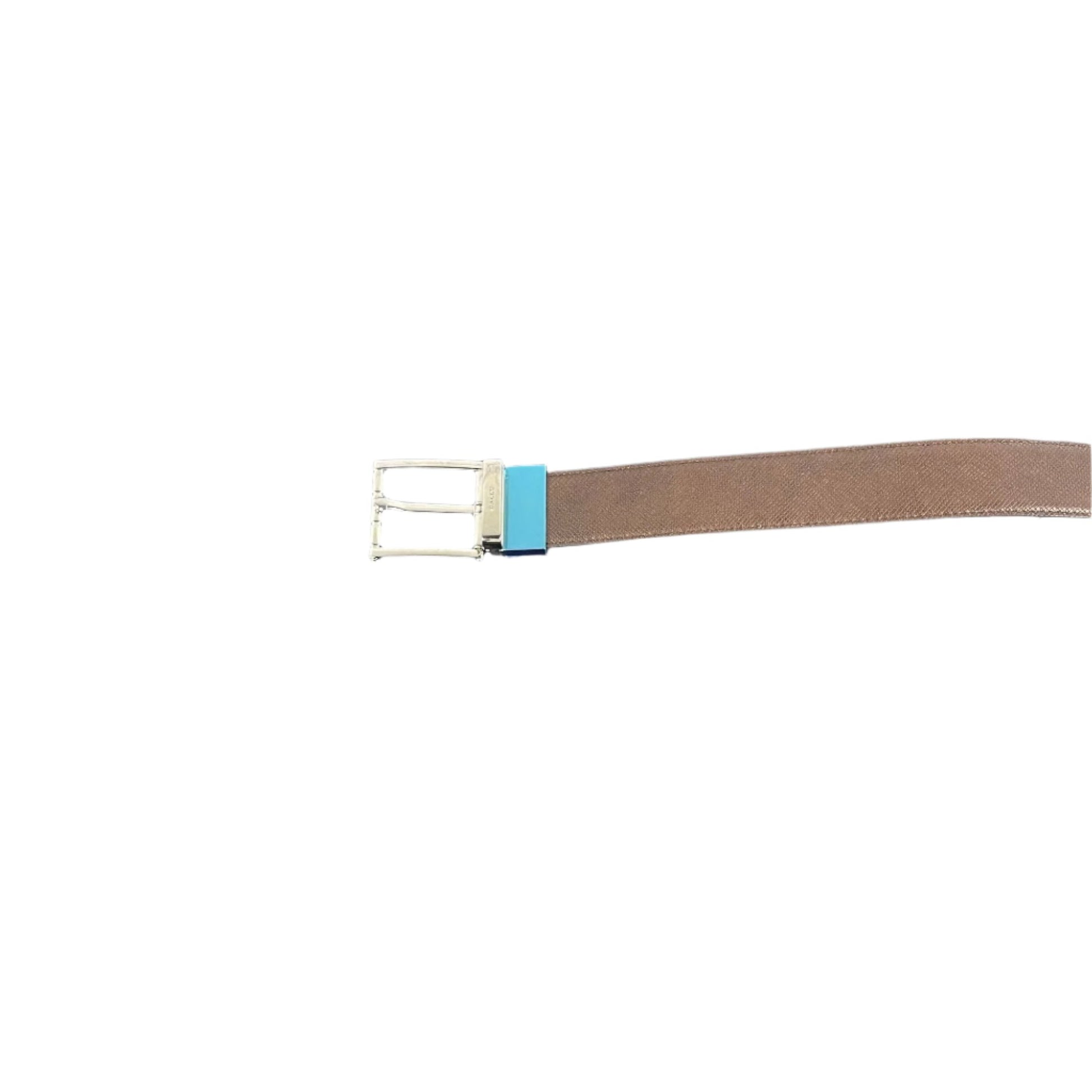 Bally Astor Mid Brown Leather Adjustable/Reversible Belt | Positivo Clothing