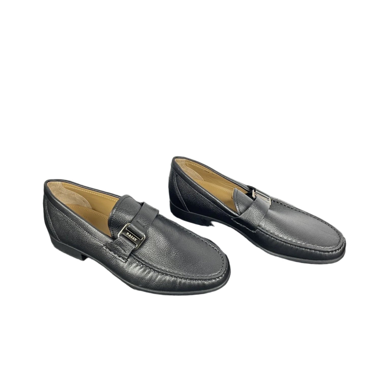 Bally Colbar Black Leather Loafers | Positivo Clothing