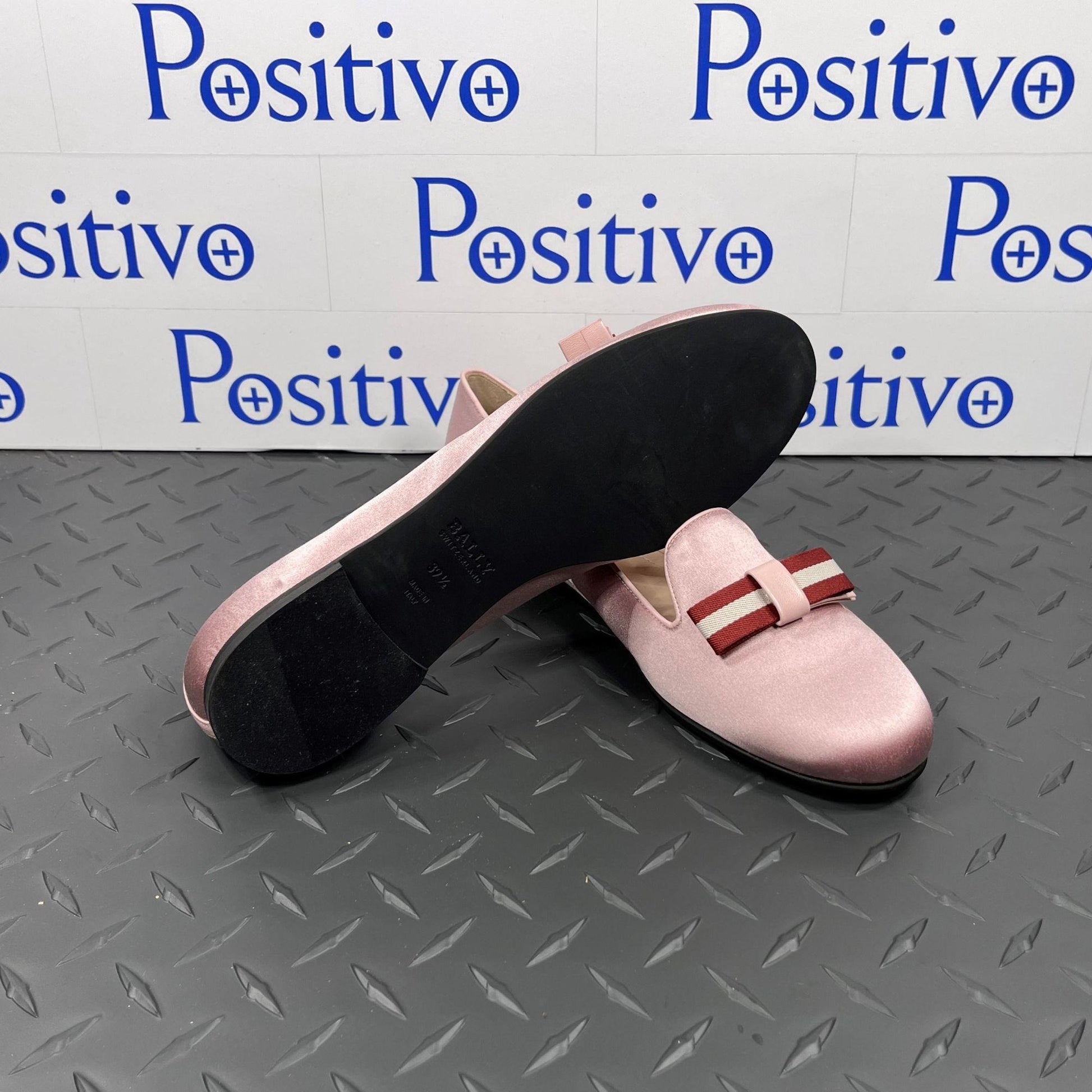 Bally Bew Dusty Rose Fabric Flats | Positivo Clothing