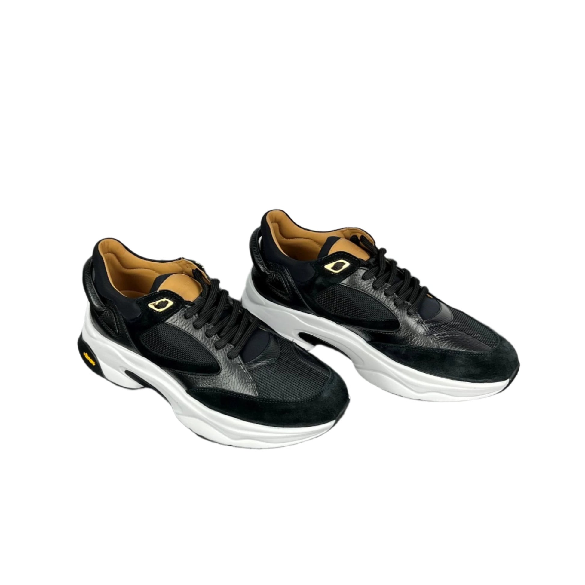 Buscemi Veloce Mix Alce Black Suede Sneakers | Positivo Clothing