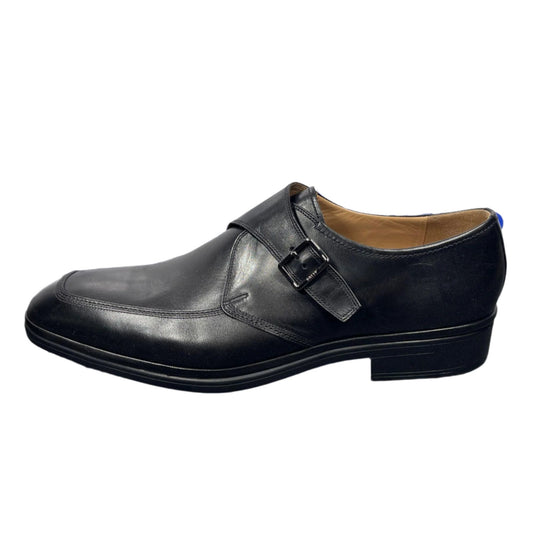 Bally Netovi Black Leather Monk Shoes | Positivo Clothing