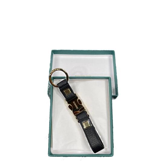 Buscemi Keyholder Clip Alce Black Leather | Positivo Clothing