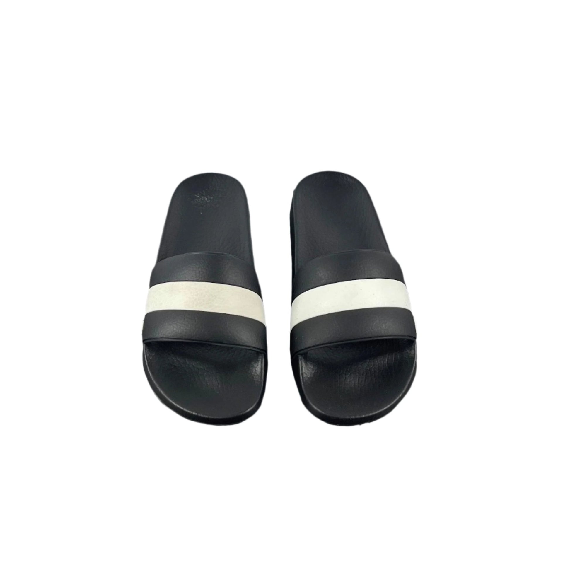 Bally Sleter Black Rubber Sandals | Positivo Clothing