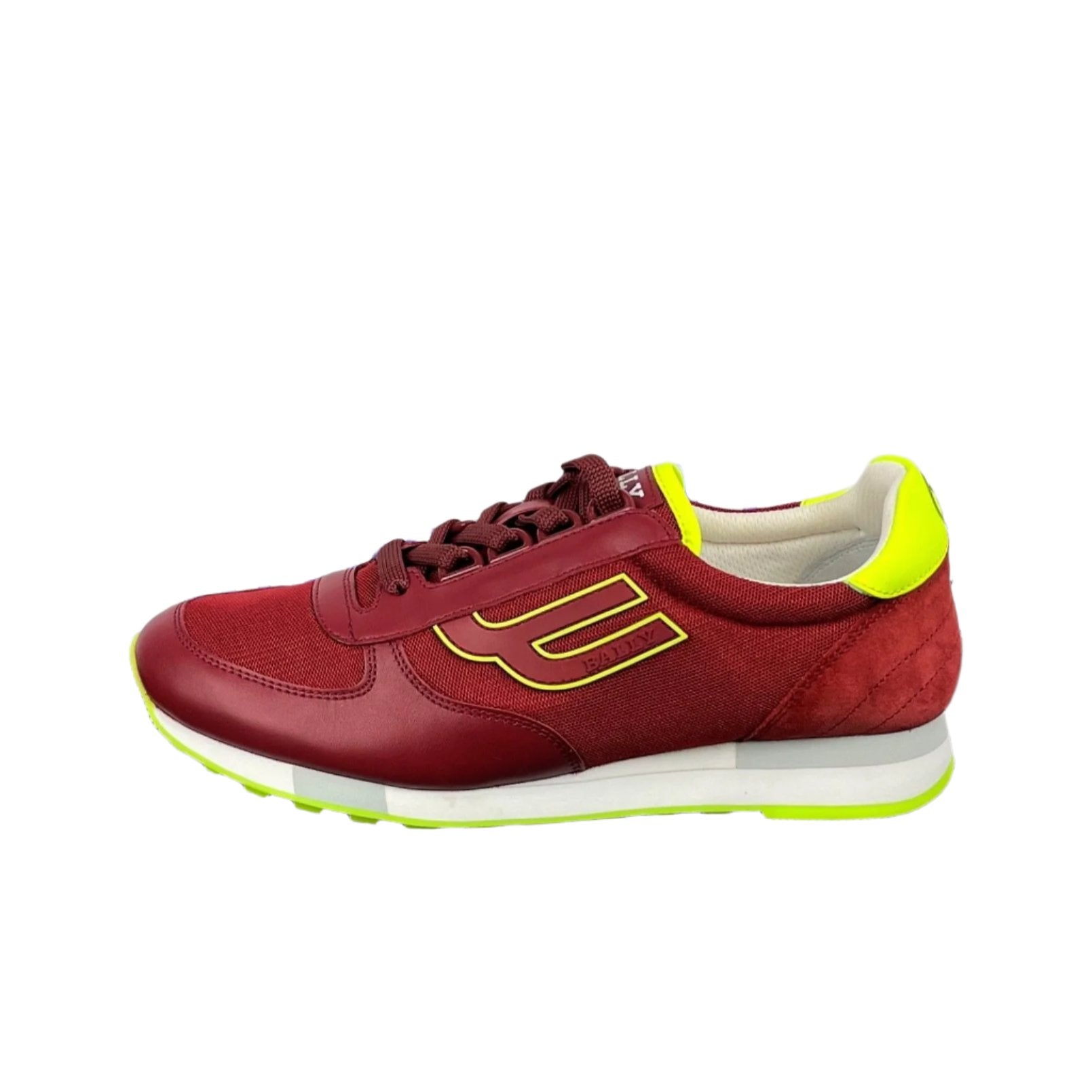 Bally Gavino Red Leather Low Top Sneakers | Positivo Clothing