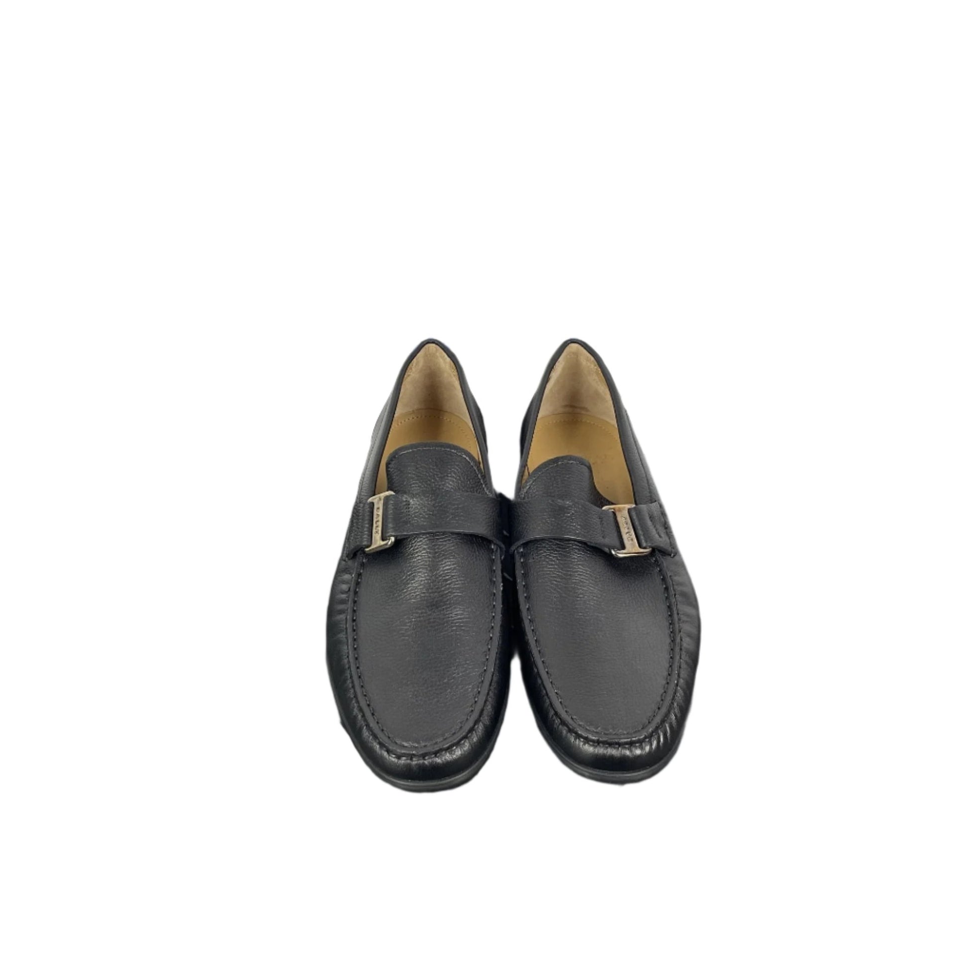 Bally Colbar Black Leather Loafers | Positivo Clothing