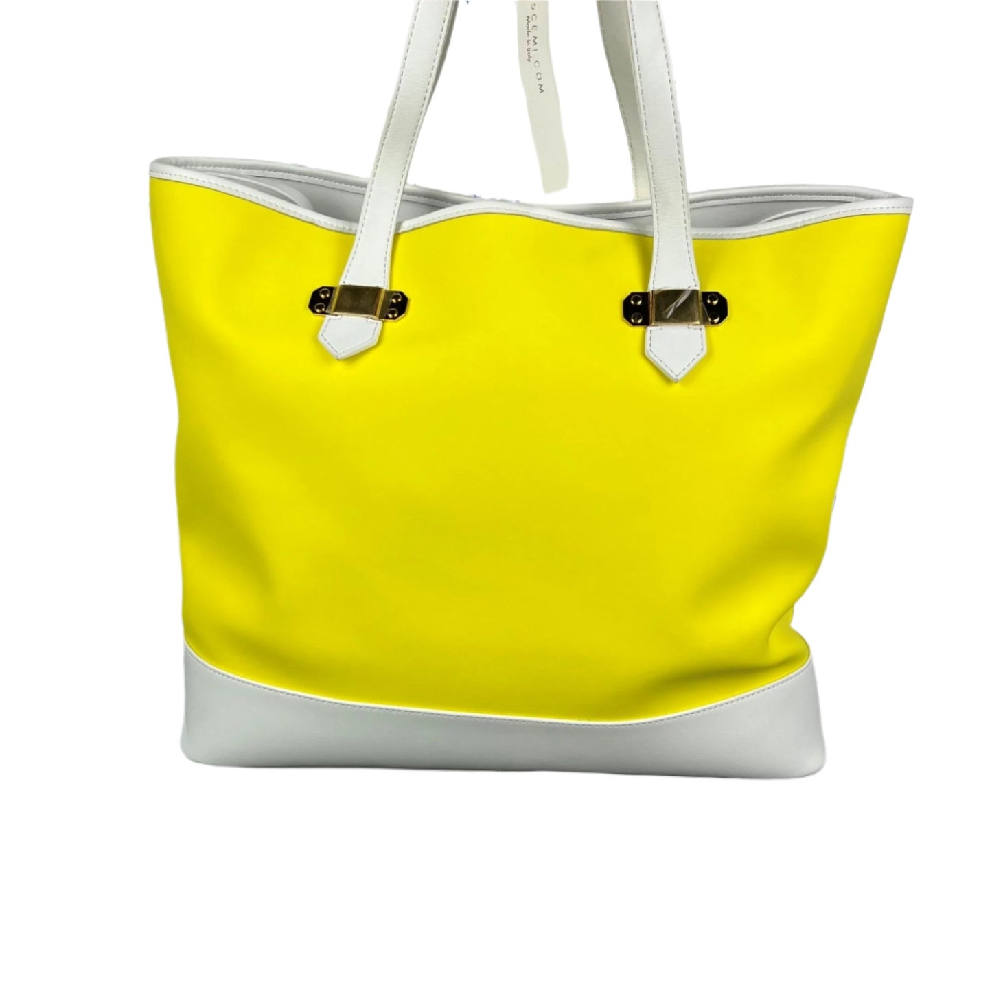 Buscemi Unisex Tote Nylon Neon Yellow Tote Bag