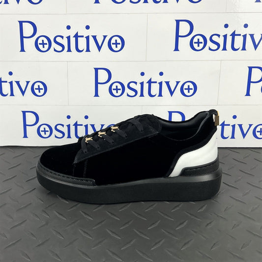 Buscemi Ninna Velvet Black Leather Sneakers | Positivo Clothing