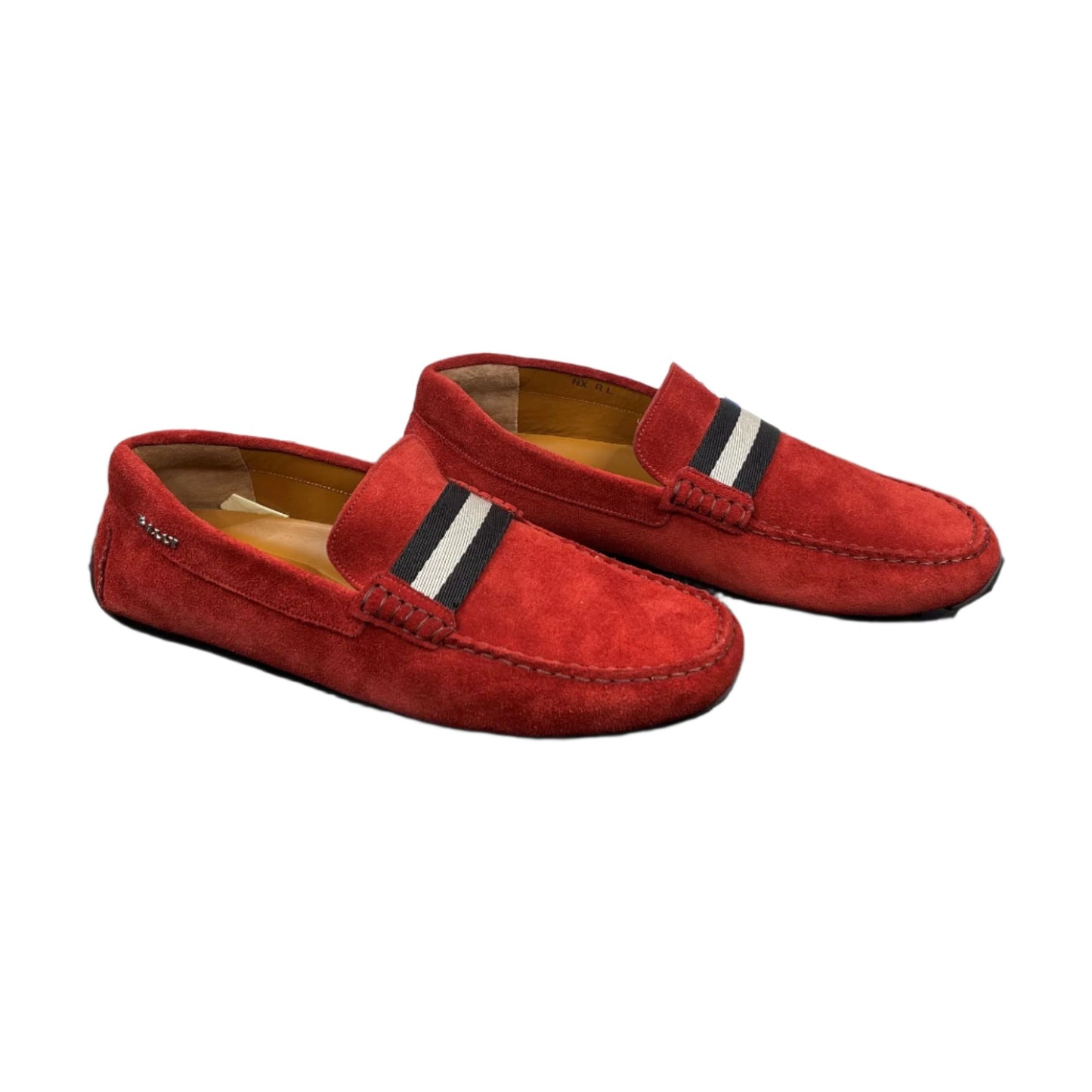 Bally Mens Pearce Garnet Leather Loafers | Positivo Clothing