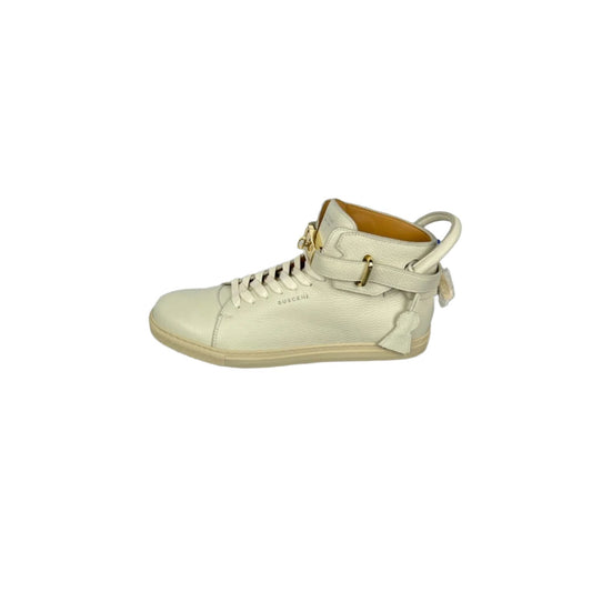 Buscemi Men's 100MM Avorio Leather Sneakers SAMPLE