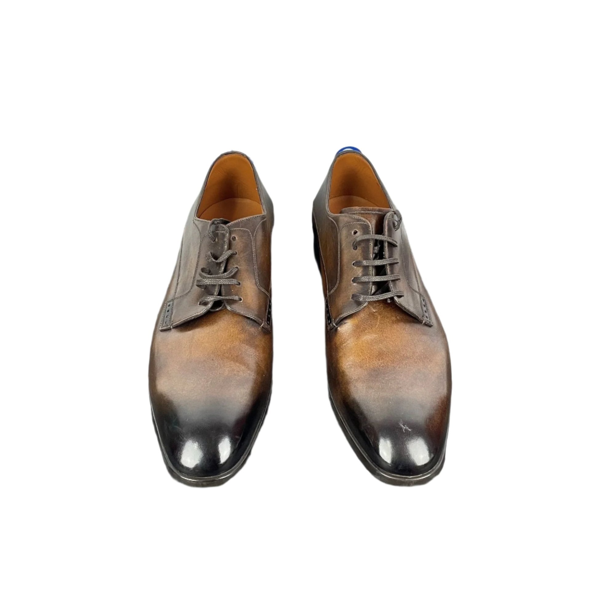 Bally Lantel Brown Leather Derby Shoes | Positivo Clothing