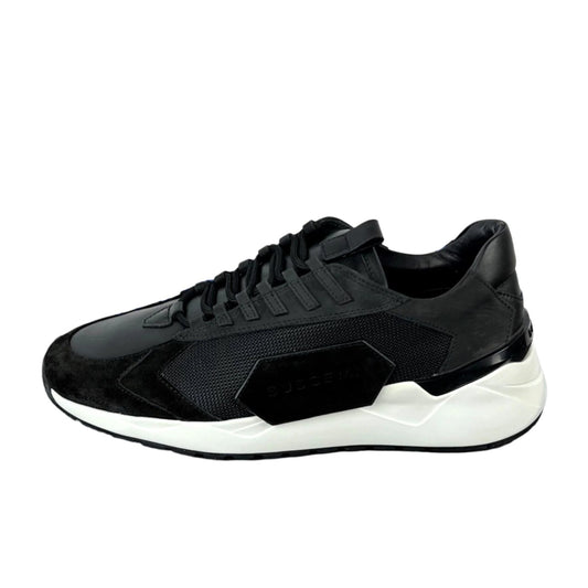 Buscemi Mens Run 2 Black Suede Sneakers | Positivo Clothing