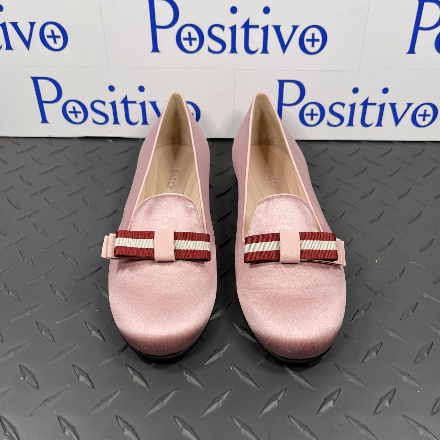 Bally Bew Dusty Rose Fabric Flats | Positivo Clothing