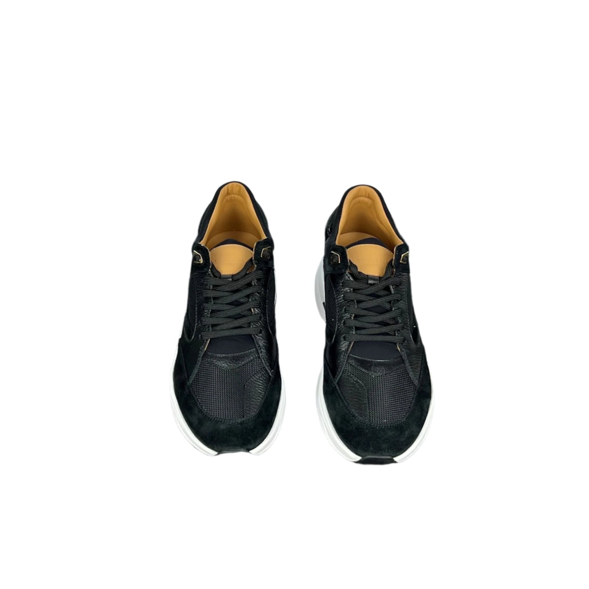 Buscemi Veloce Mix Alce Black Suede Sneakers | Positivo Clothing