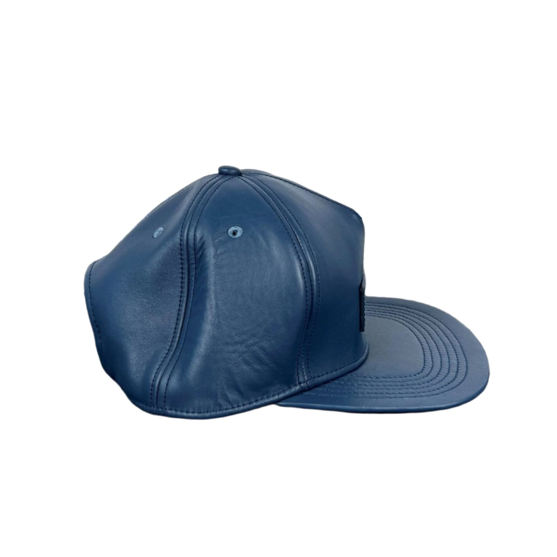 Buscemi Mens Postback Oceano Smooth Cow Leather Hat SAMPLE | Positivo Clothing