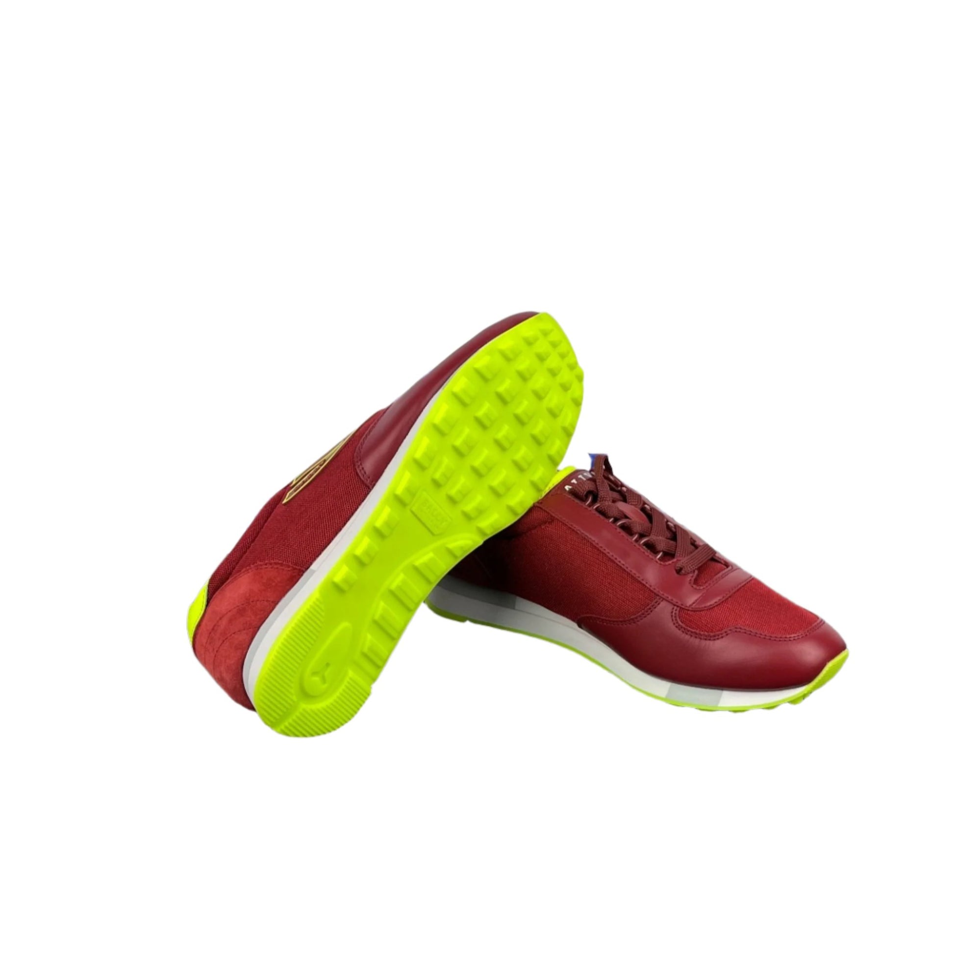 Bally Gavino Red Leather Low Top Sneakers | Positivo Clothing