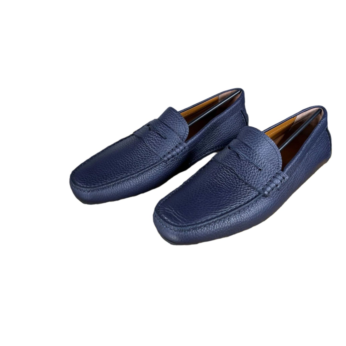 Bally Warno Atlantic Blue Leather Drivers - Positivo Clothing