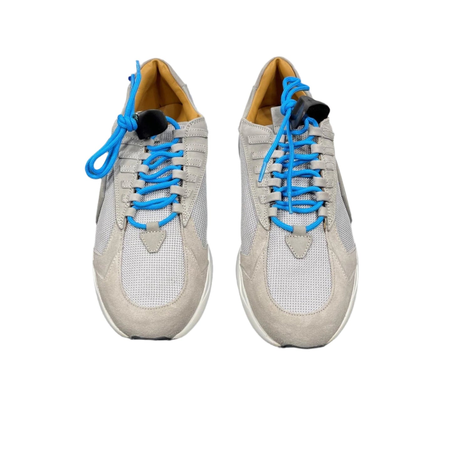 Buscemi Mens Run2 Grey Suede Sneakers - Positivo Clothing