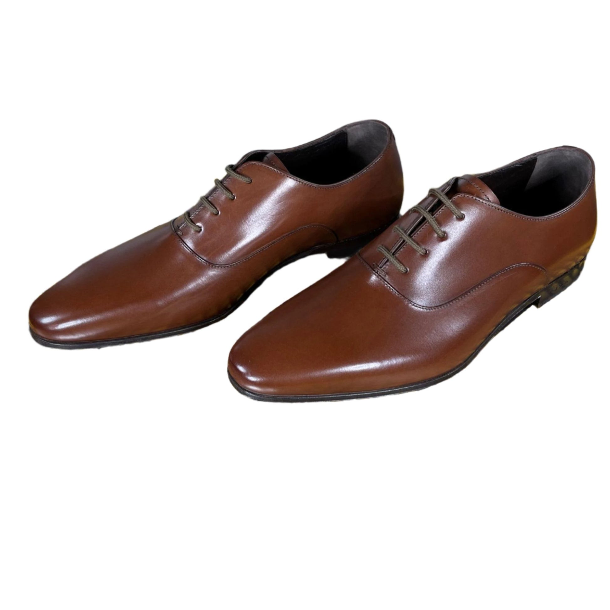 Paul Smith Fleming Tan Leather Oxfords | Positivo Clothing