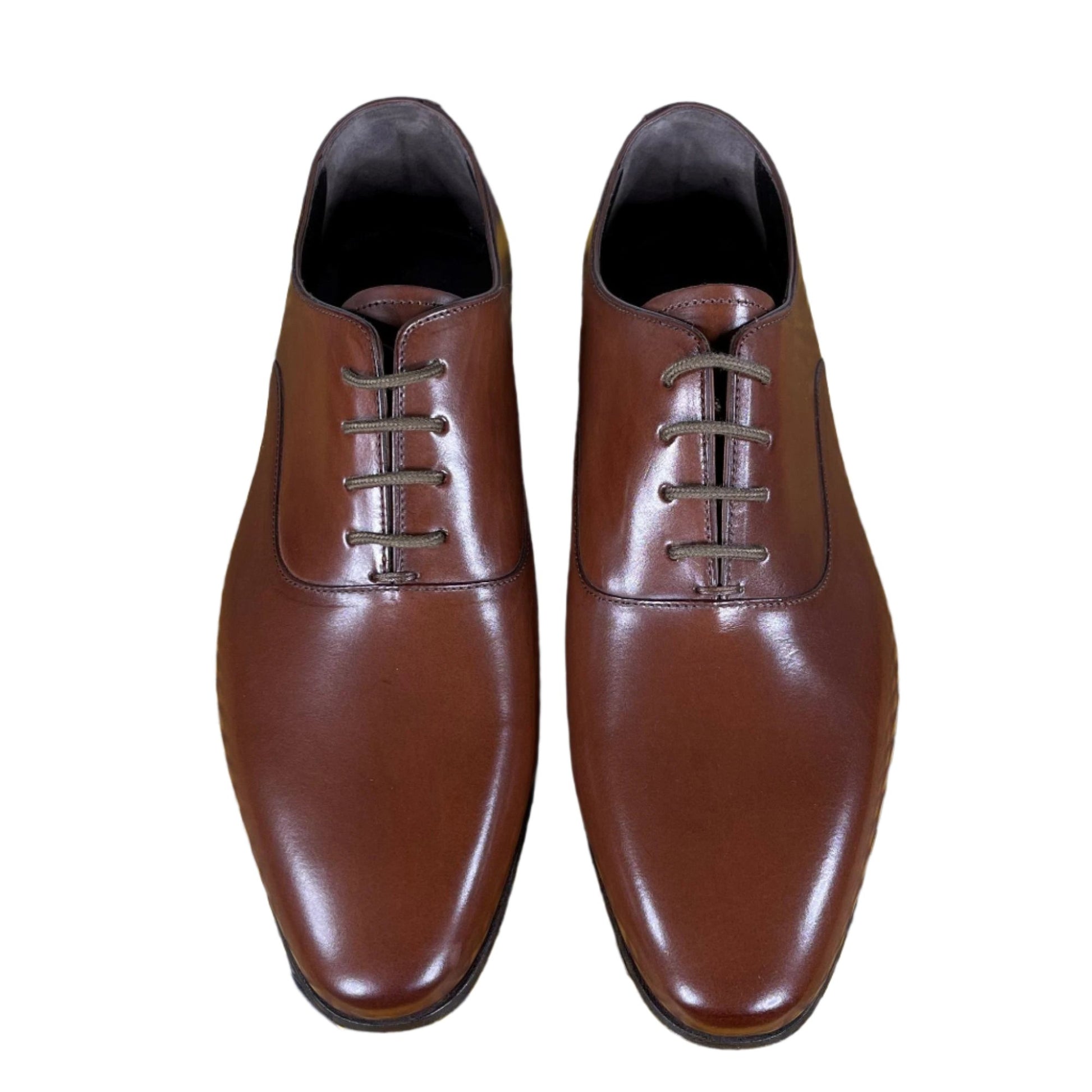 Paul Smith Fleming Tan Leather Oxfords | Positivo Clothing