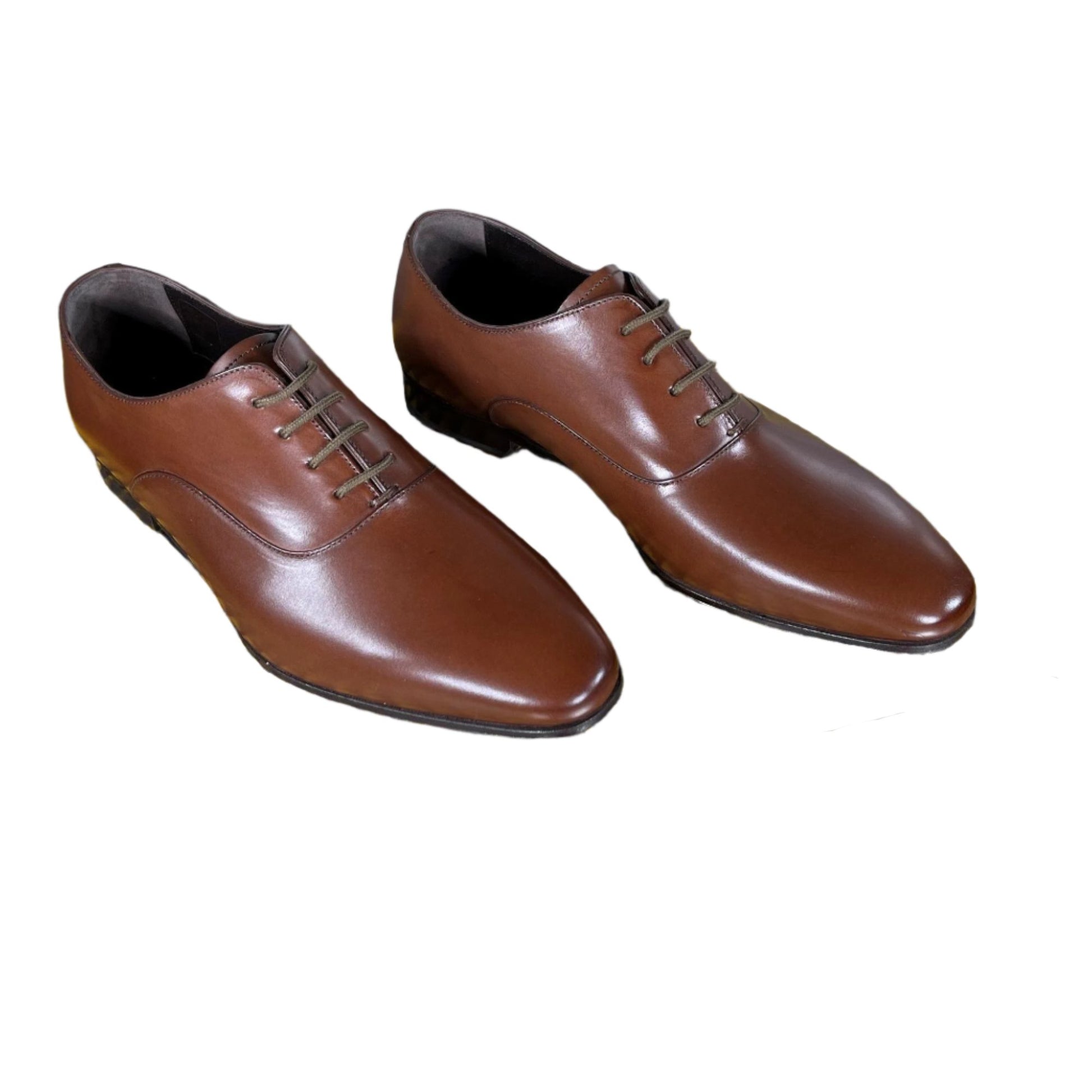 Paul Smith Fleming Tan Leather Oxfords | Positivo Clothing