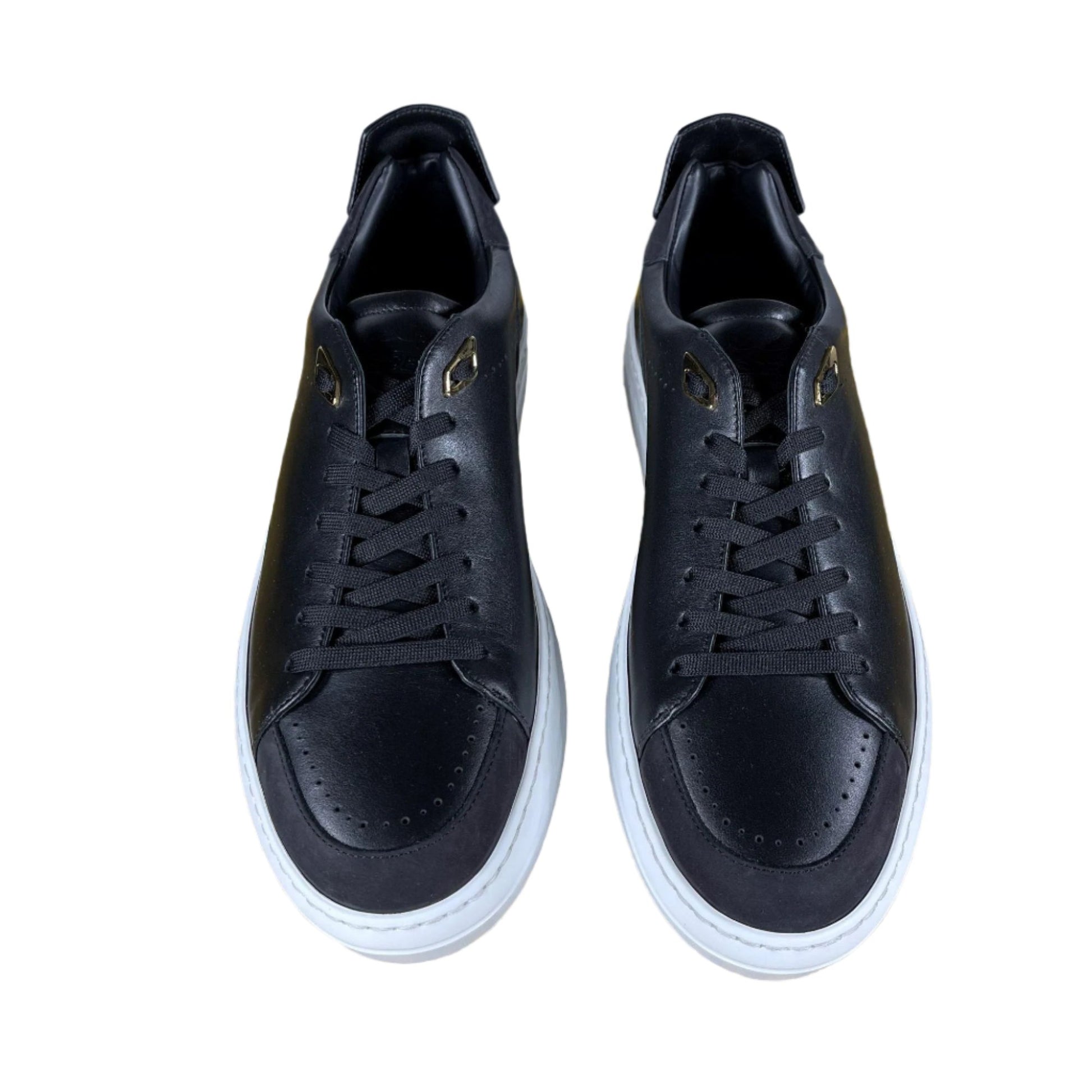 Buscemi Uno Sport Black Leather Sneakers | Positivo Clothing