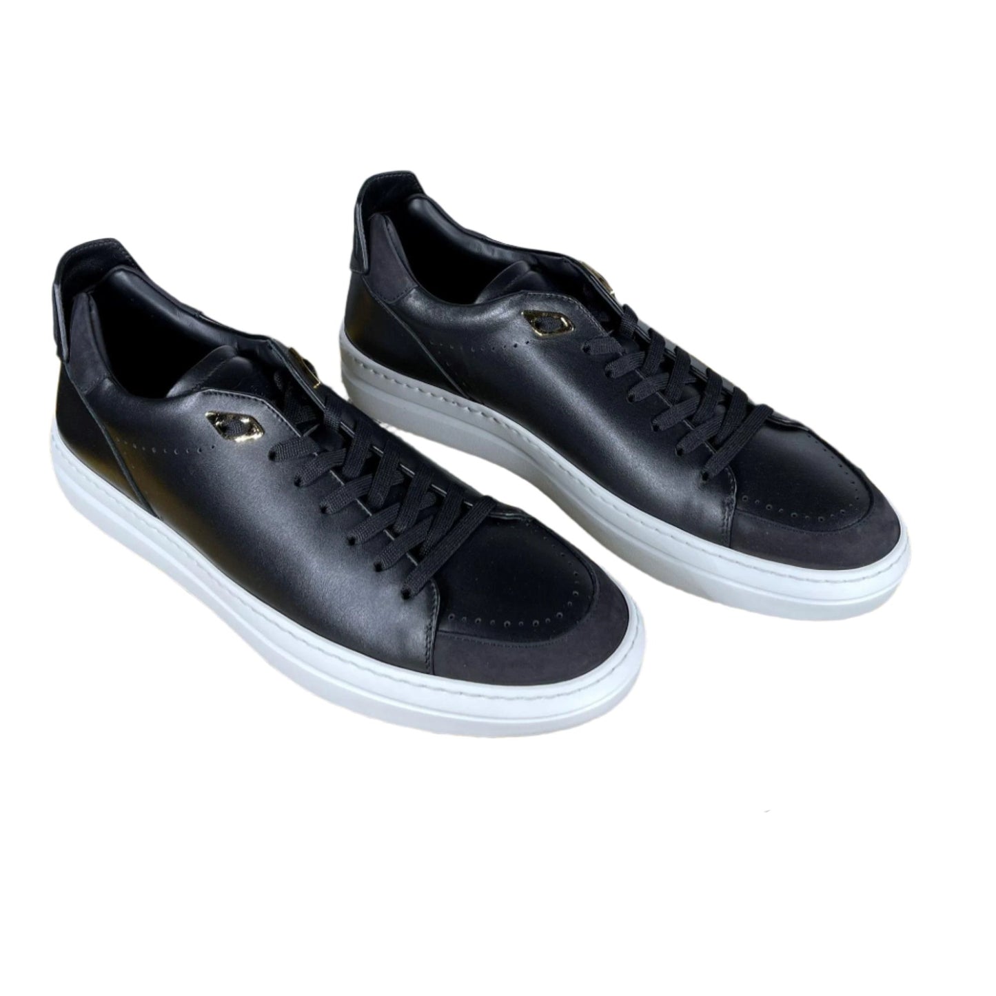 Buscemi Uno Sport Black Leather Sneakers | Positivo Clothing