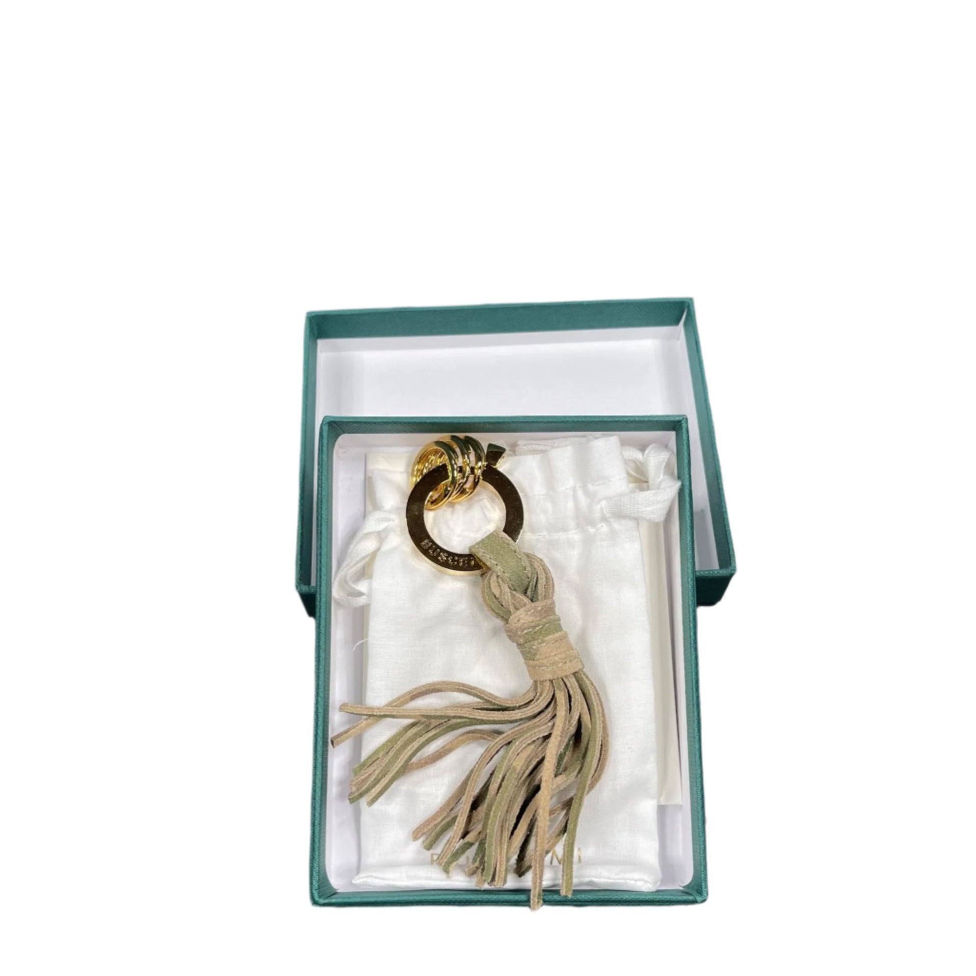 Buscemi Keyholder Fringe Camou Leather | Positivo Clothing