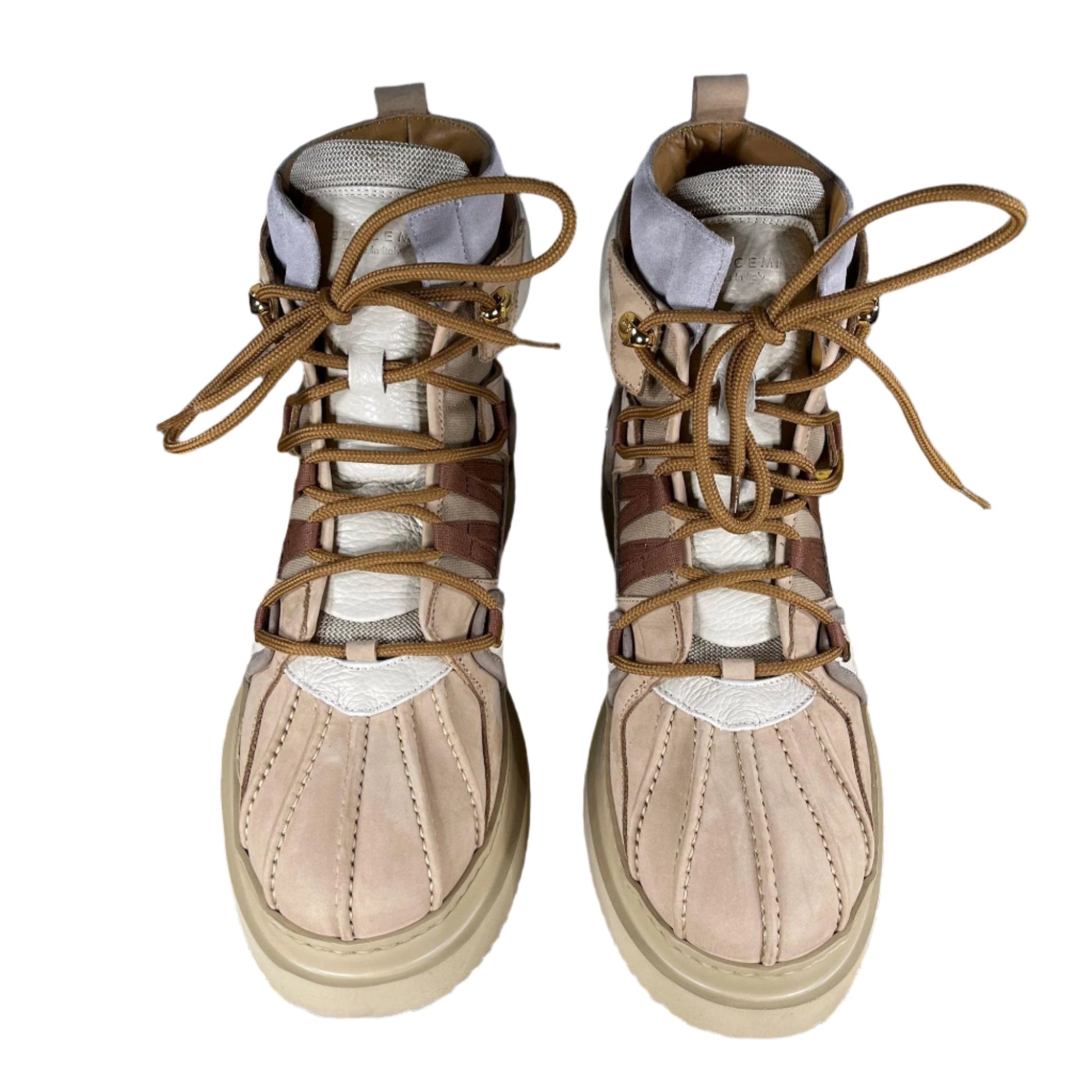 Buscemi Duck Boot Tan Suede Boots | Positivo Clothing