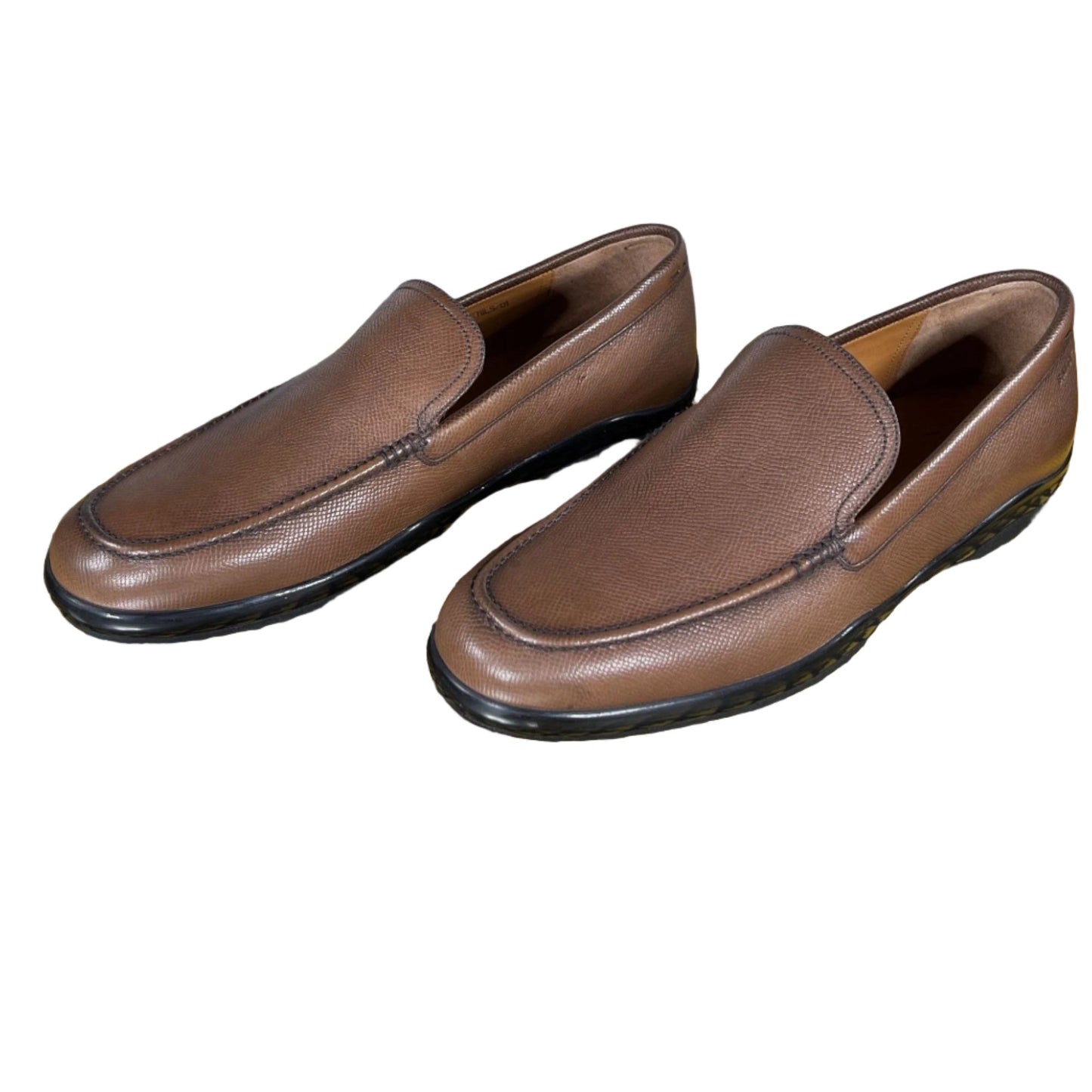 Bally Mils Coffee Leather Loafers | Positivo Clothing