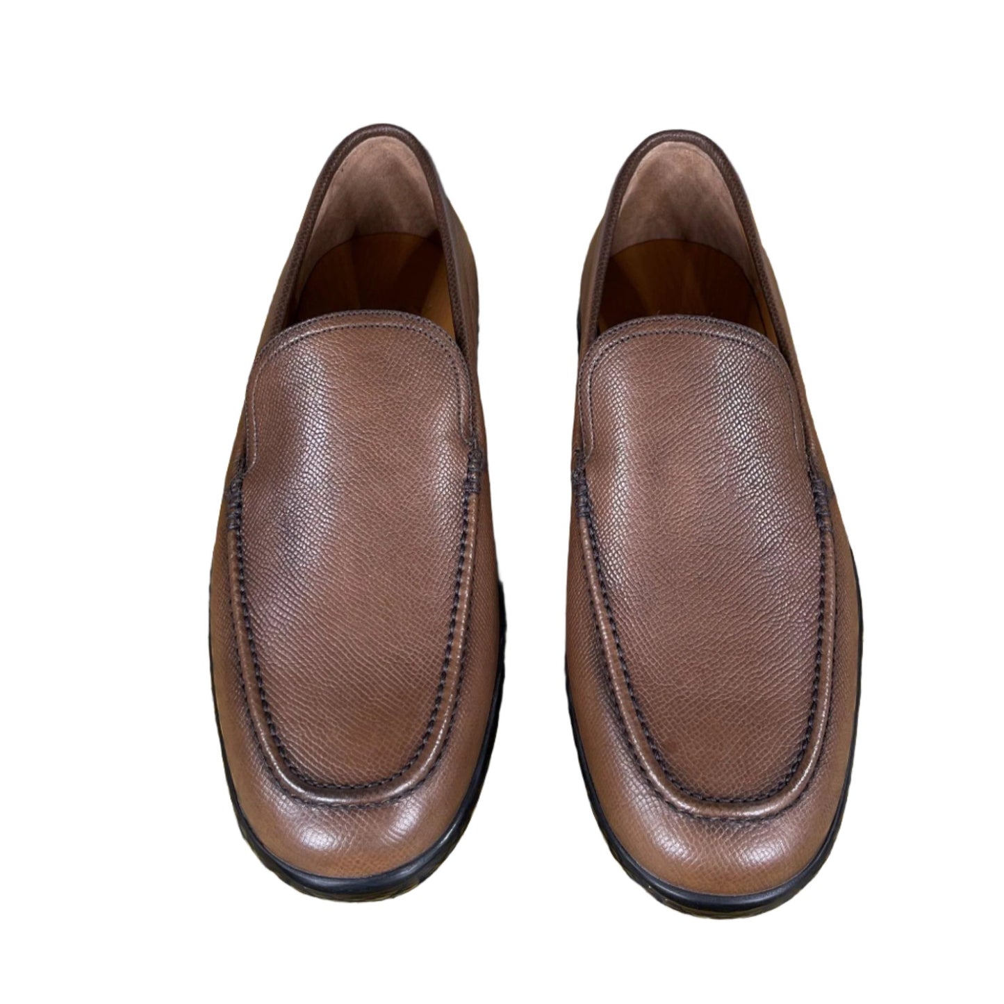 Bally Mils Coffee Leather Loafers | Positivo Clothing