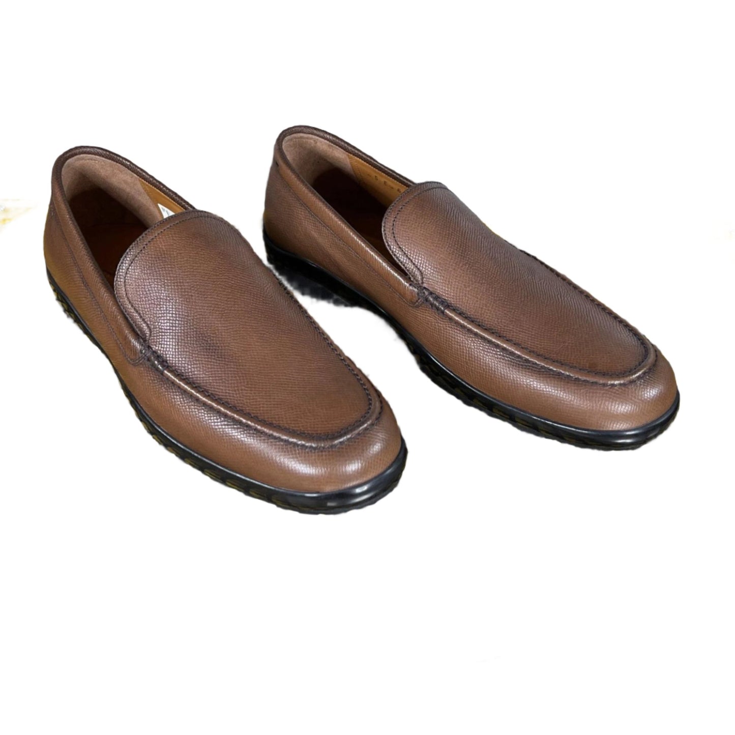 Bally Mils Coffee Leather Loafers - Positivo Clothing