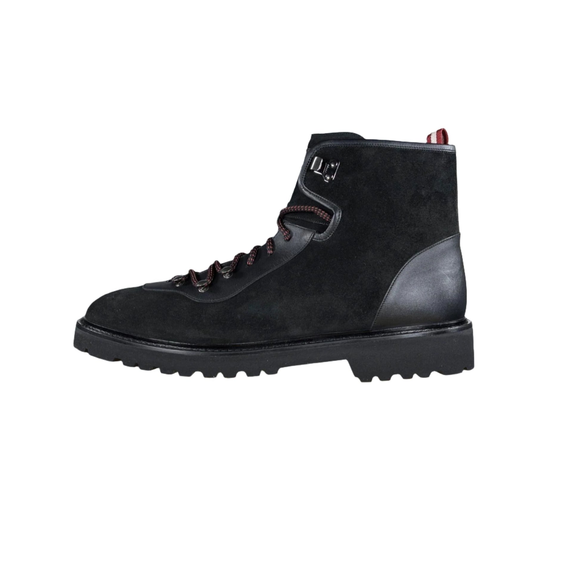 Bally Laurel Black Suede Boots - Positivo Clothing