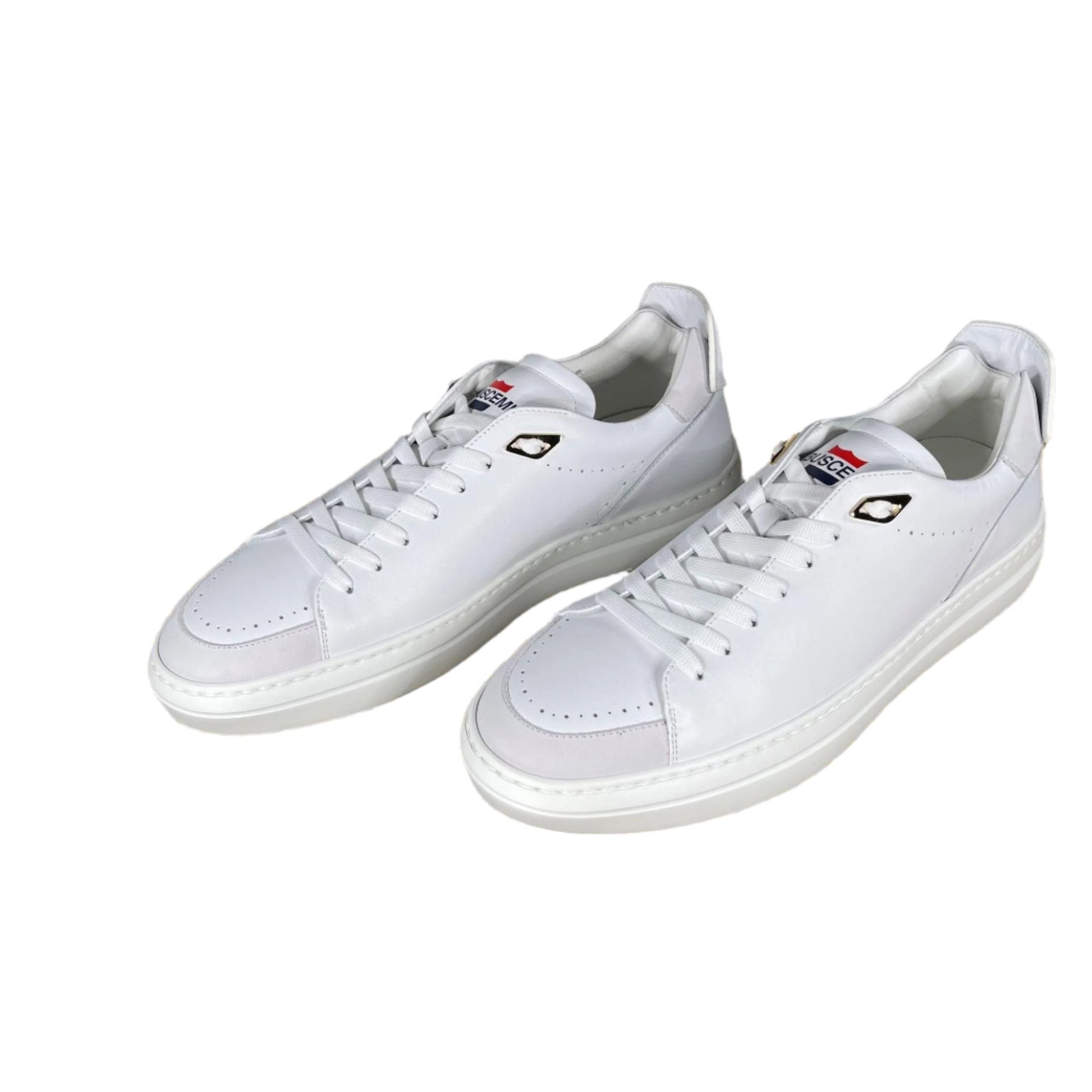 Buscemi Uno Sport White Leather Sneakers | Positivo Clothing