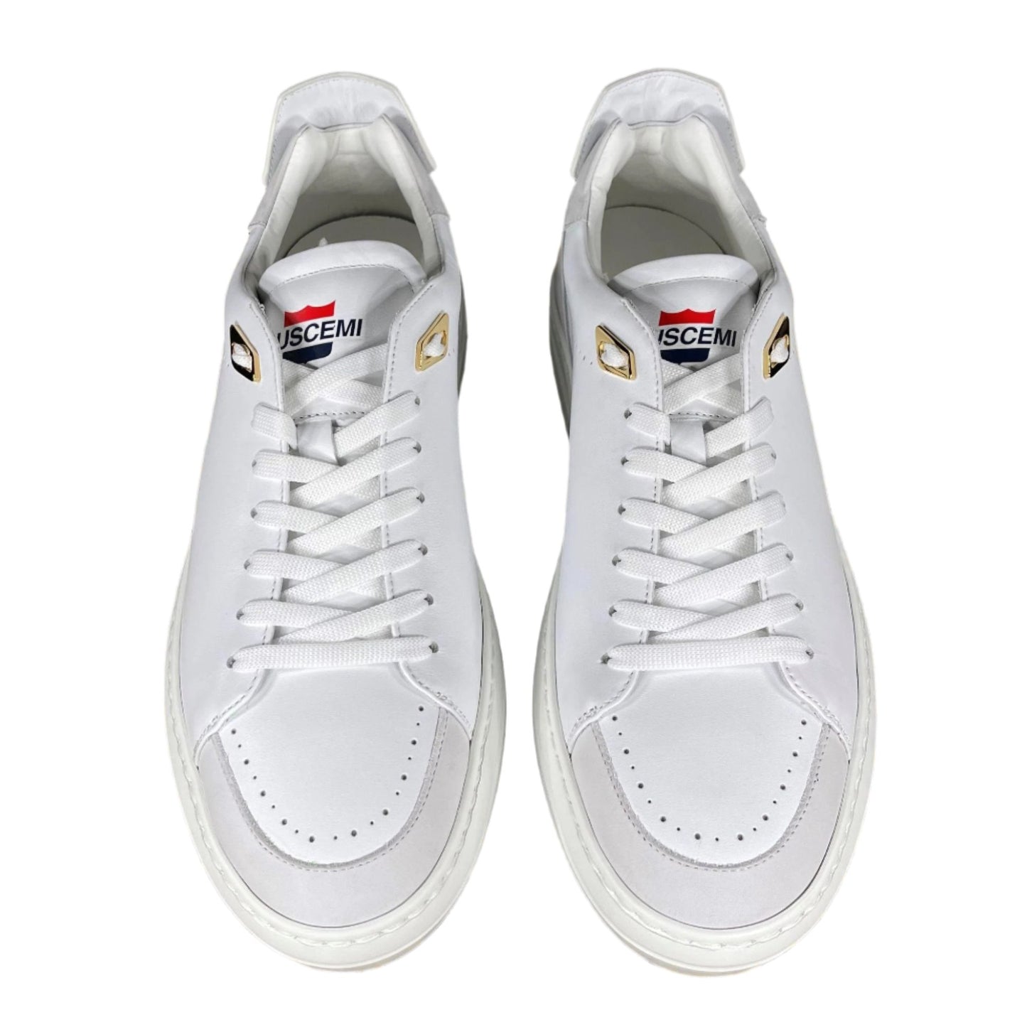 Buscemi Uno Sport White Leather Sneakers | Positivo Clothing