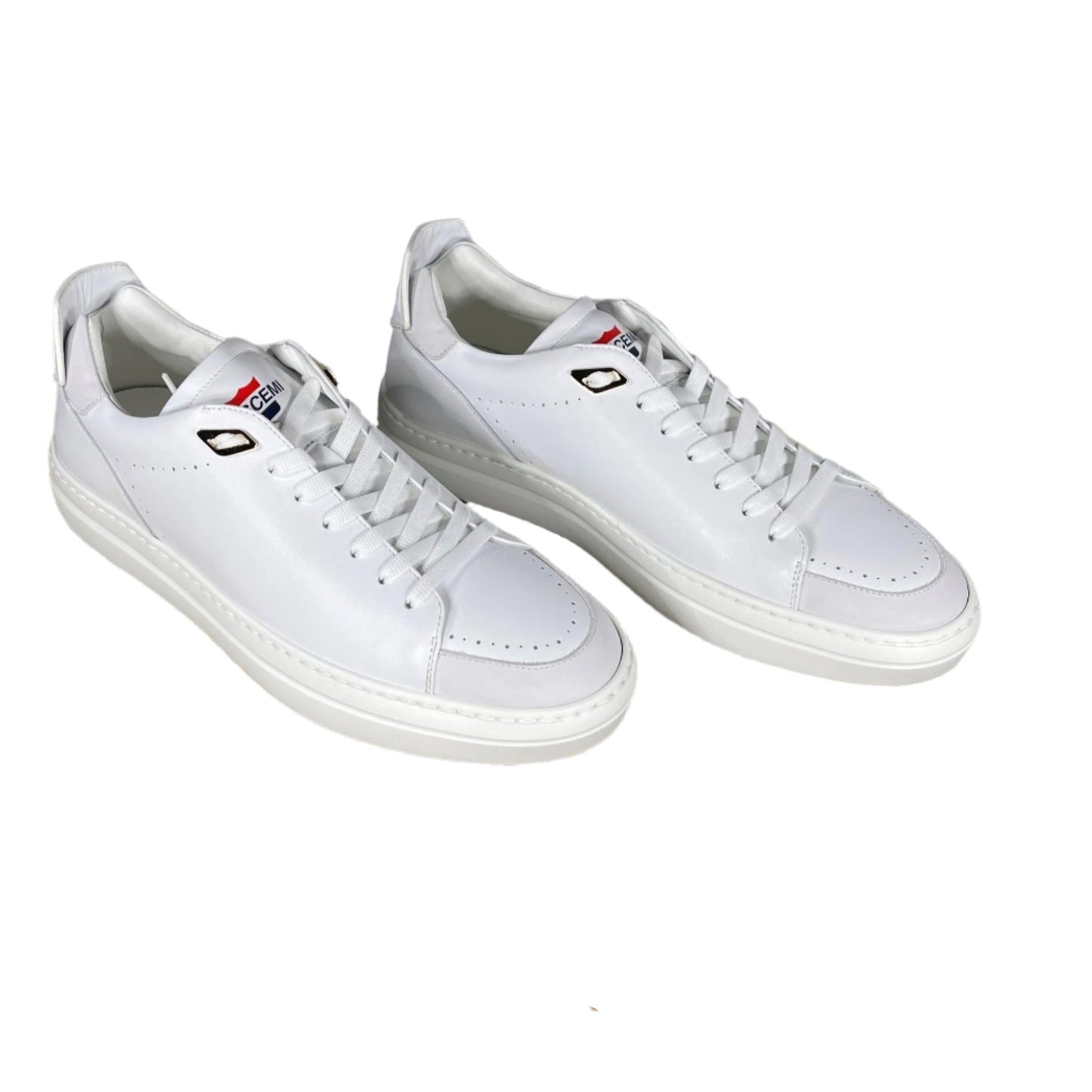 Buscemi Uno Sport White Leather Sneakers | Positivo Clothing