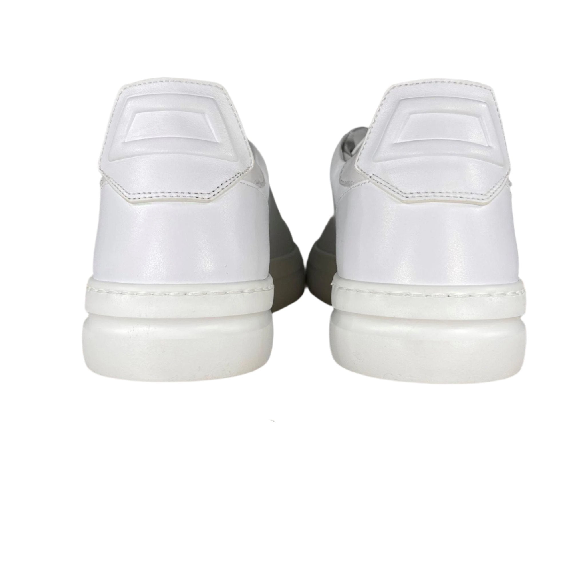 Buscemi Uno Sport White Leather Sneakers Positivo Clothing