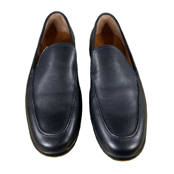 Bally Mens Mils Black Leather Loafers | Positivo Clothing