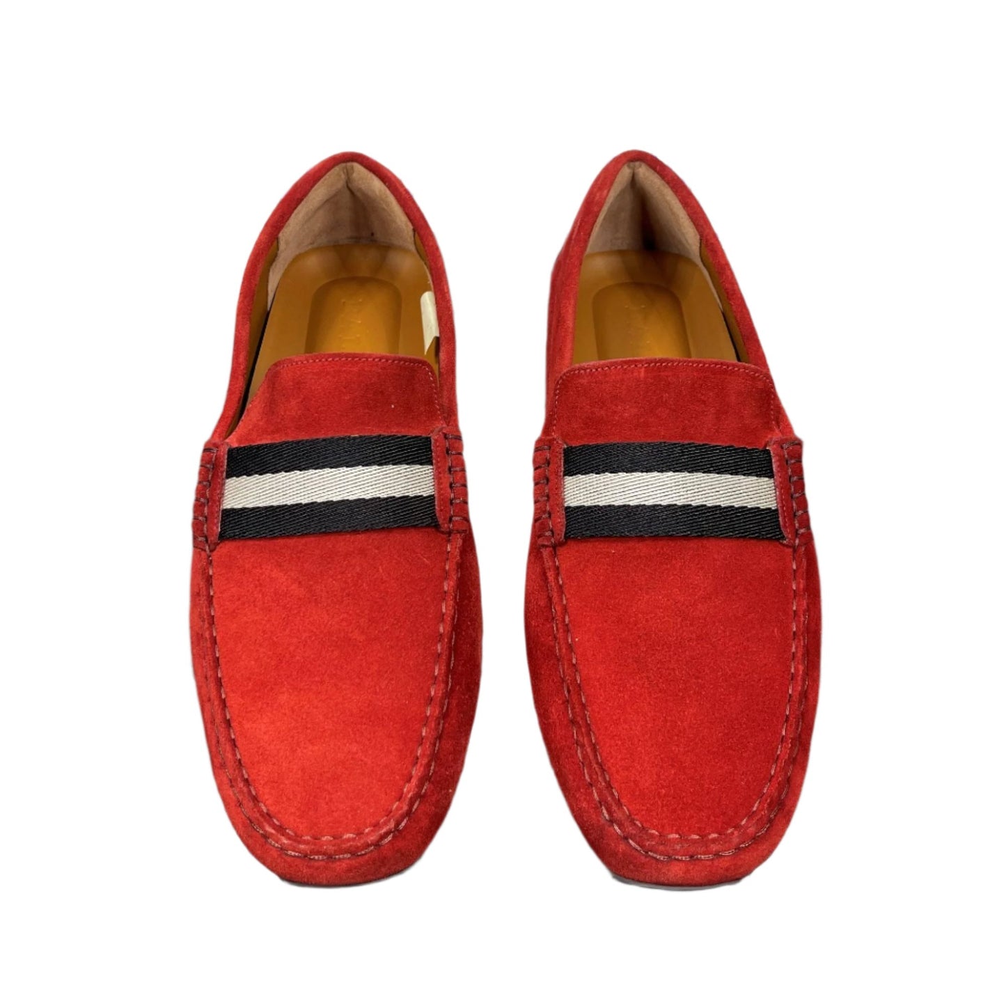 Bally Pearce Red Suede Drivers | Positivo Clothing