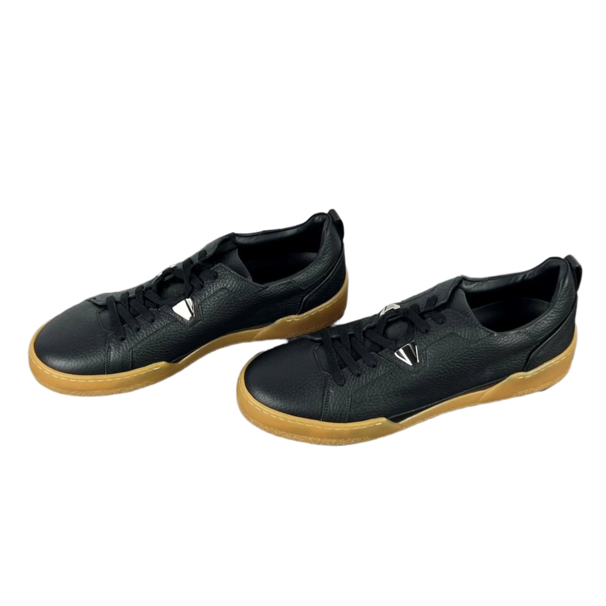 Buscemi Mens Score Alce Black Leather Sneakers SAMPLE | Positivo Clothing