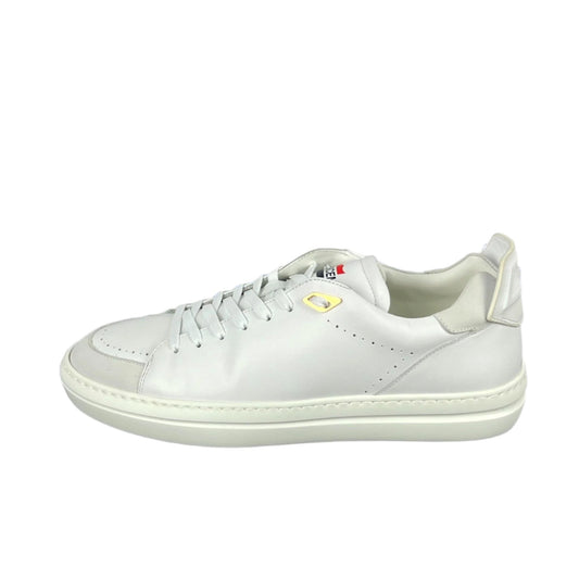 Buscemi Mens Uno Sport White Leather Sneakers SAMPLE | Positivo Clothing