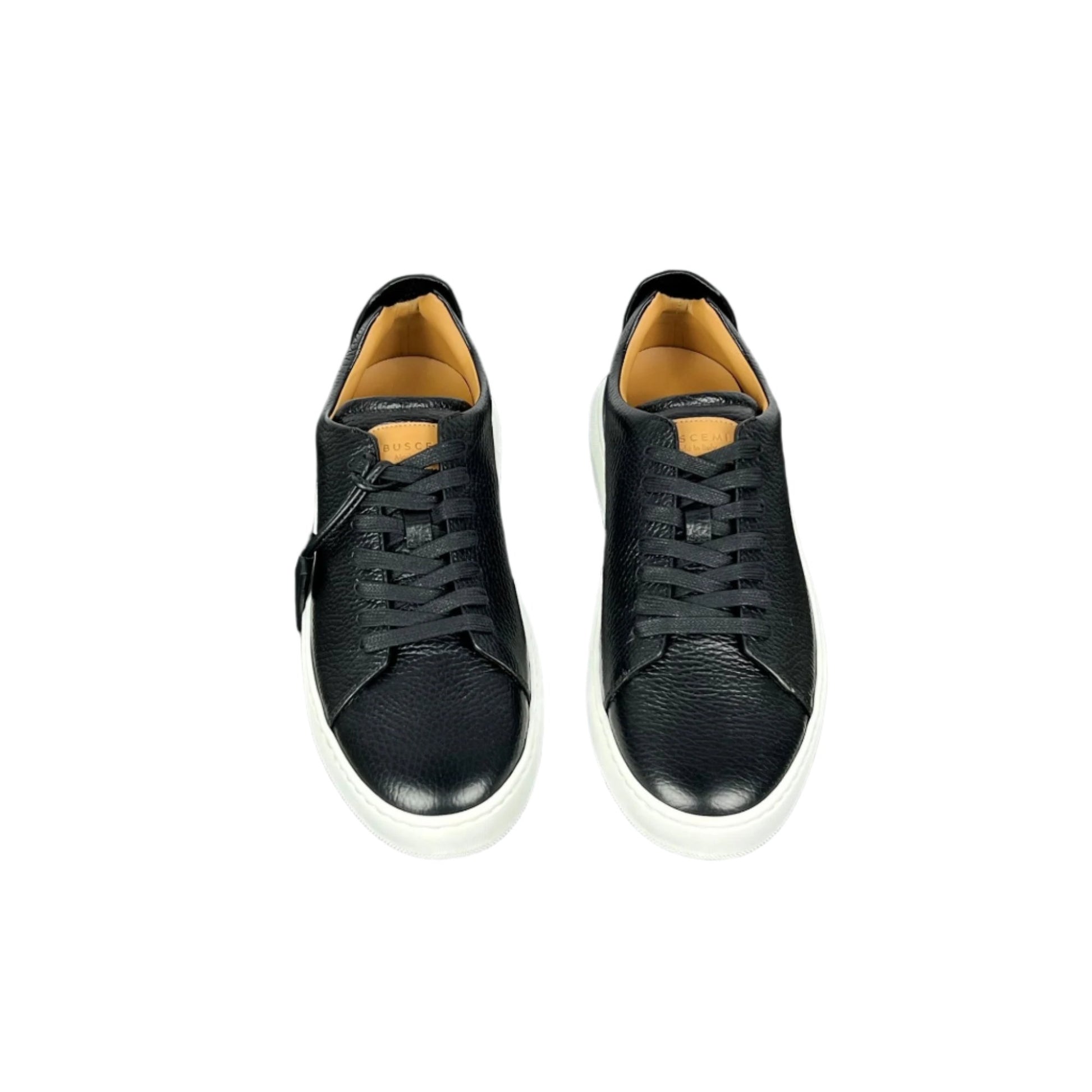 Buscemi Uno Alce Black Leather Sneakers | Positivo Clothing