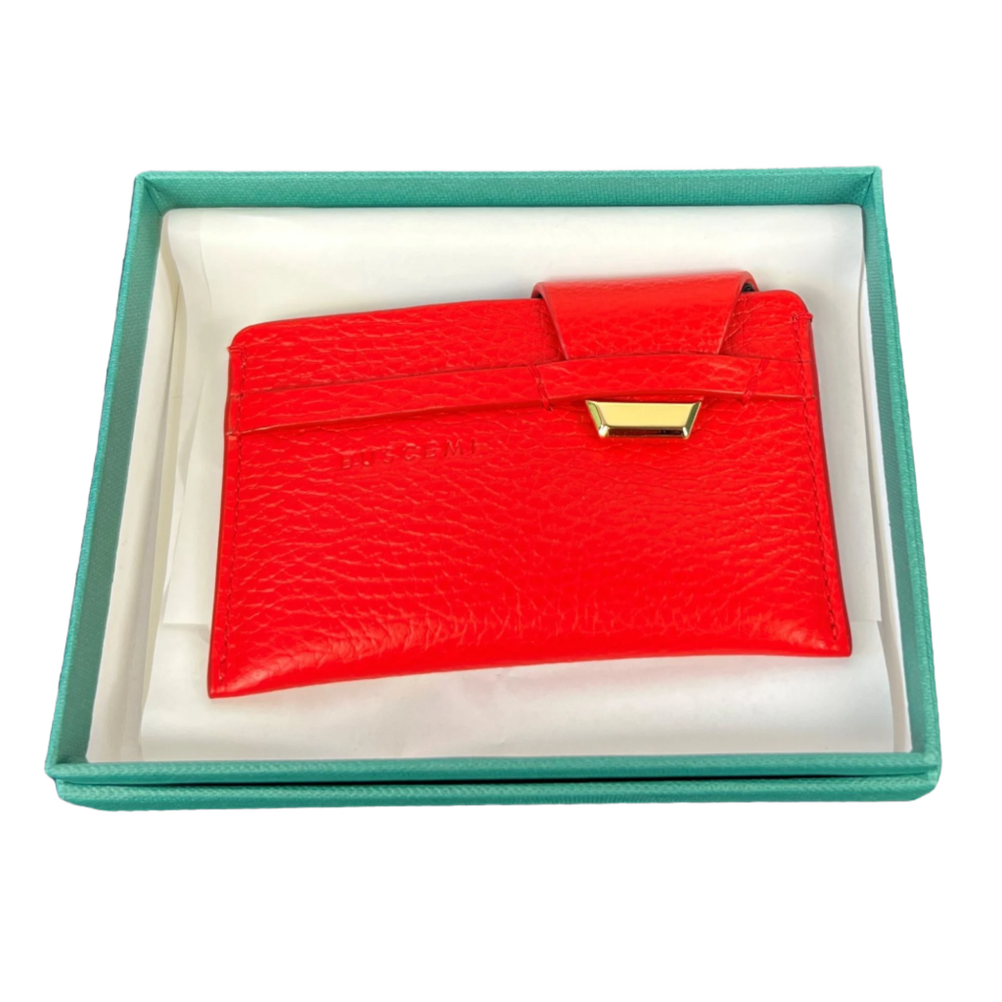 Buscemi Mens Accessories Alce Red Leather Wallet | Positivo Clothing