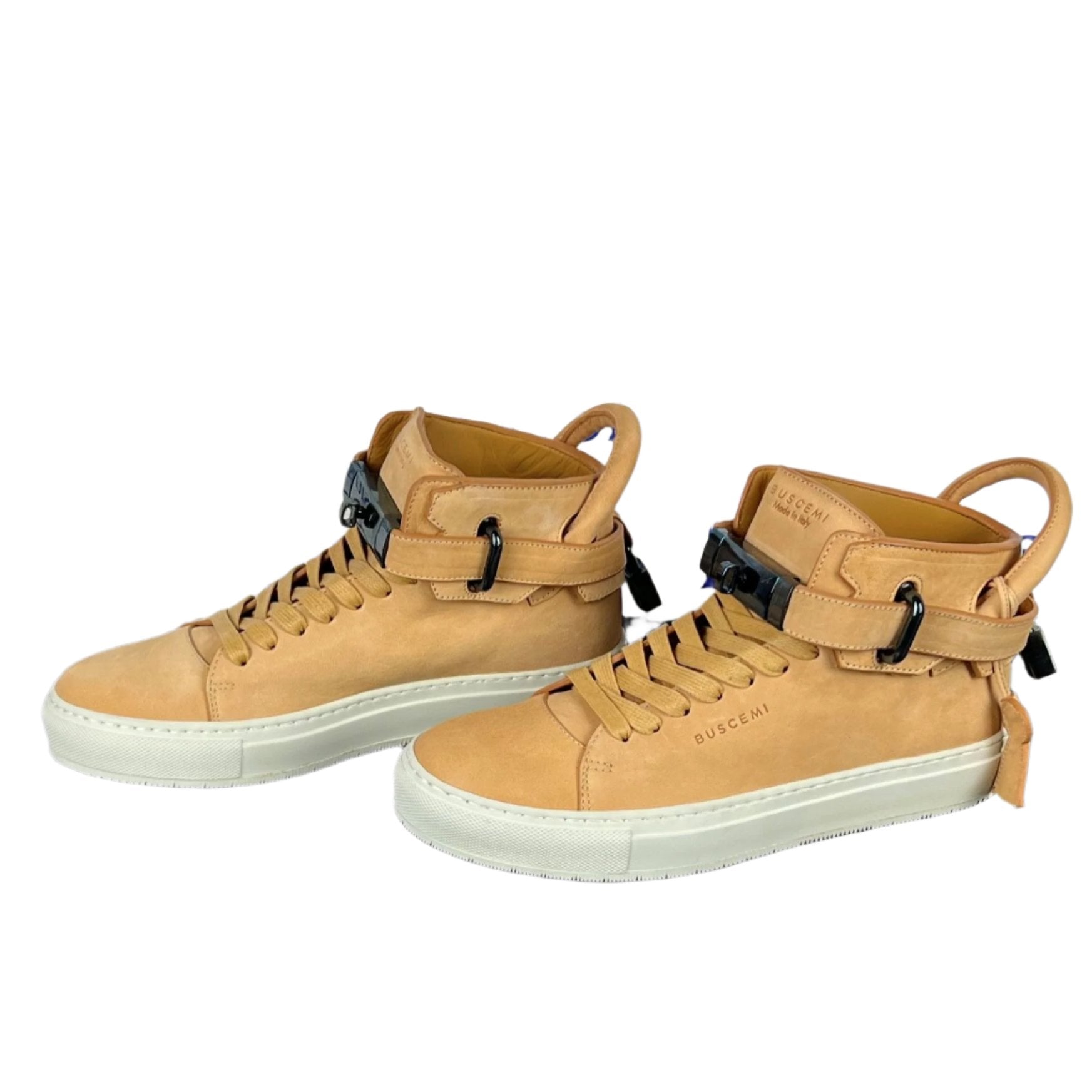 Buscemi Mens 100MM Vegtan/Avorio Leather Sneakers SAMPLE | Positivo Clothing