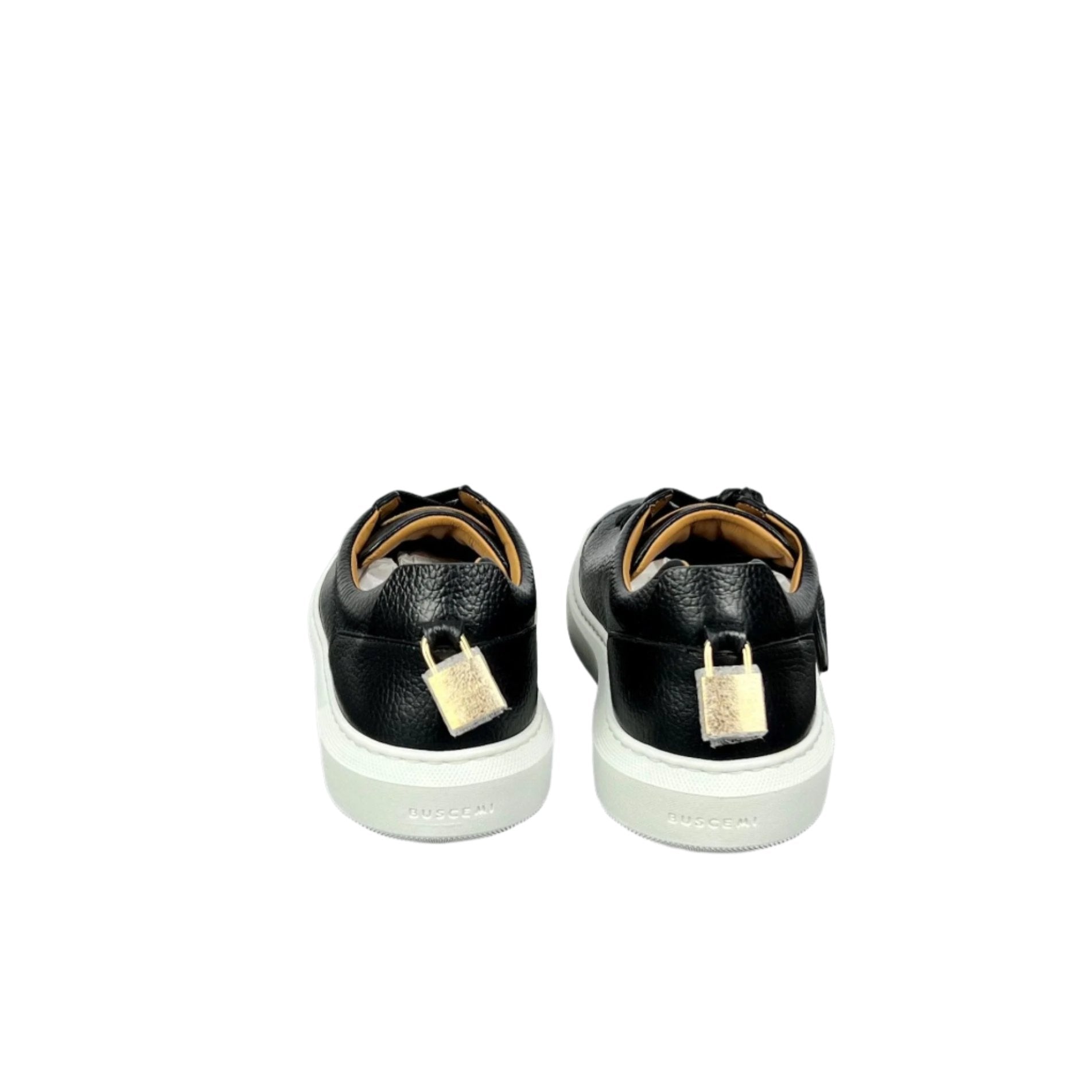 Buscemi Uno Alce Black Leather Sneakers | Positivo Clothing