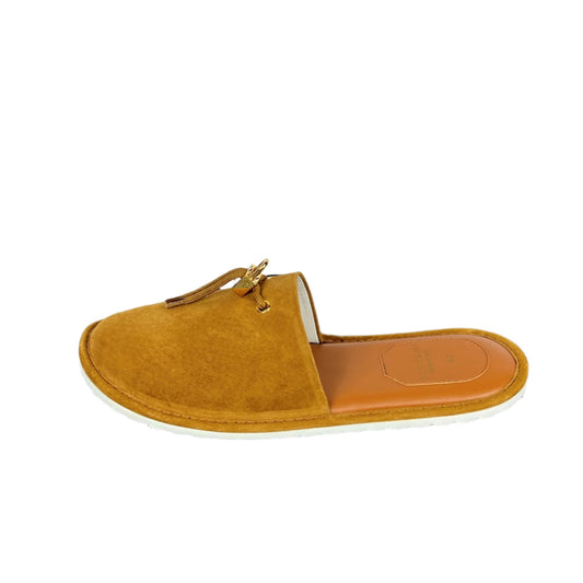 Buscemi Mens Greenwich Cuoio Leather Slippers | Positivo Clothing